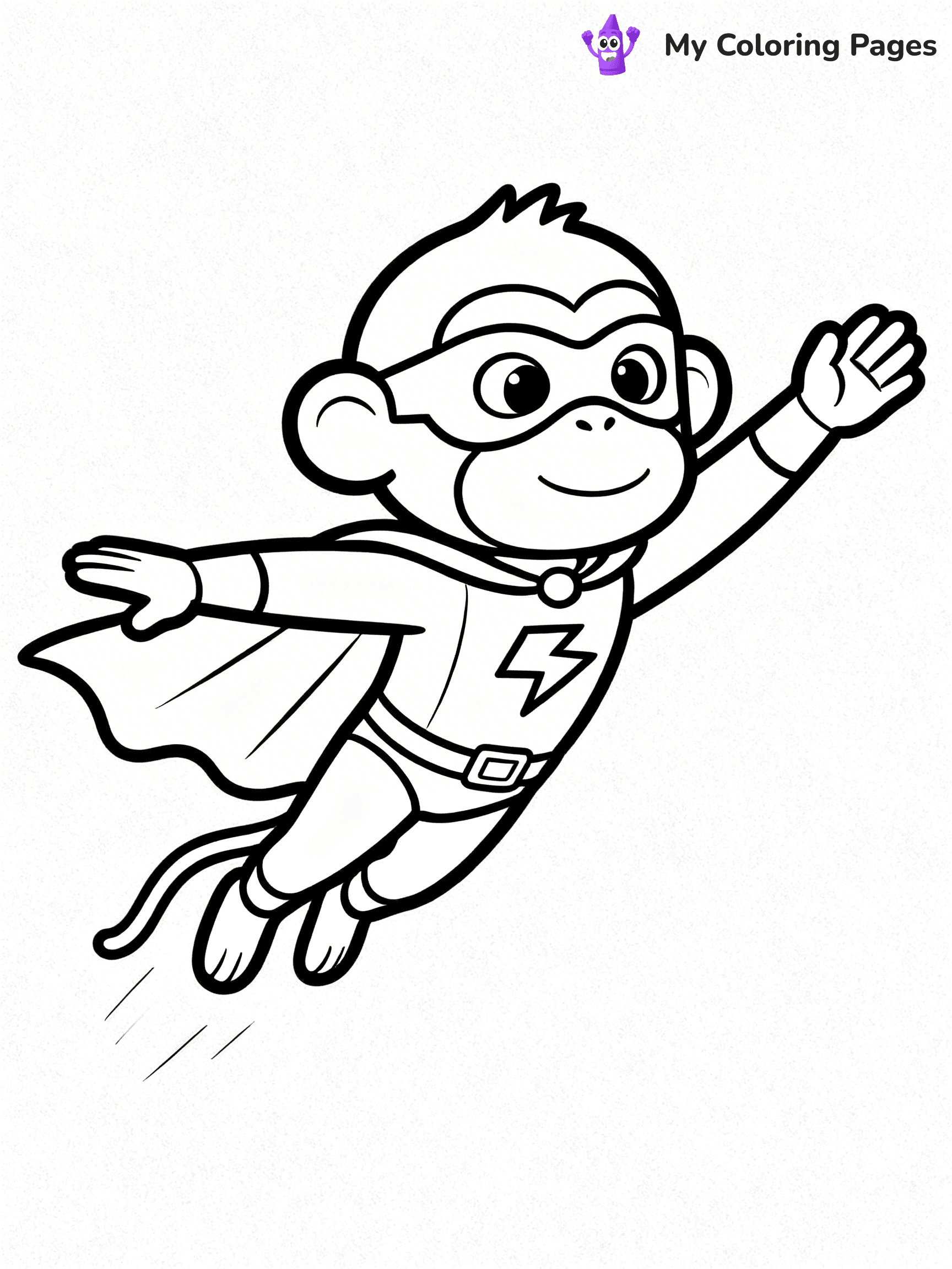 Coloring Pages Monkey - 127