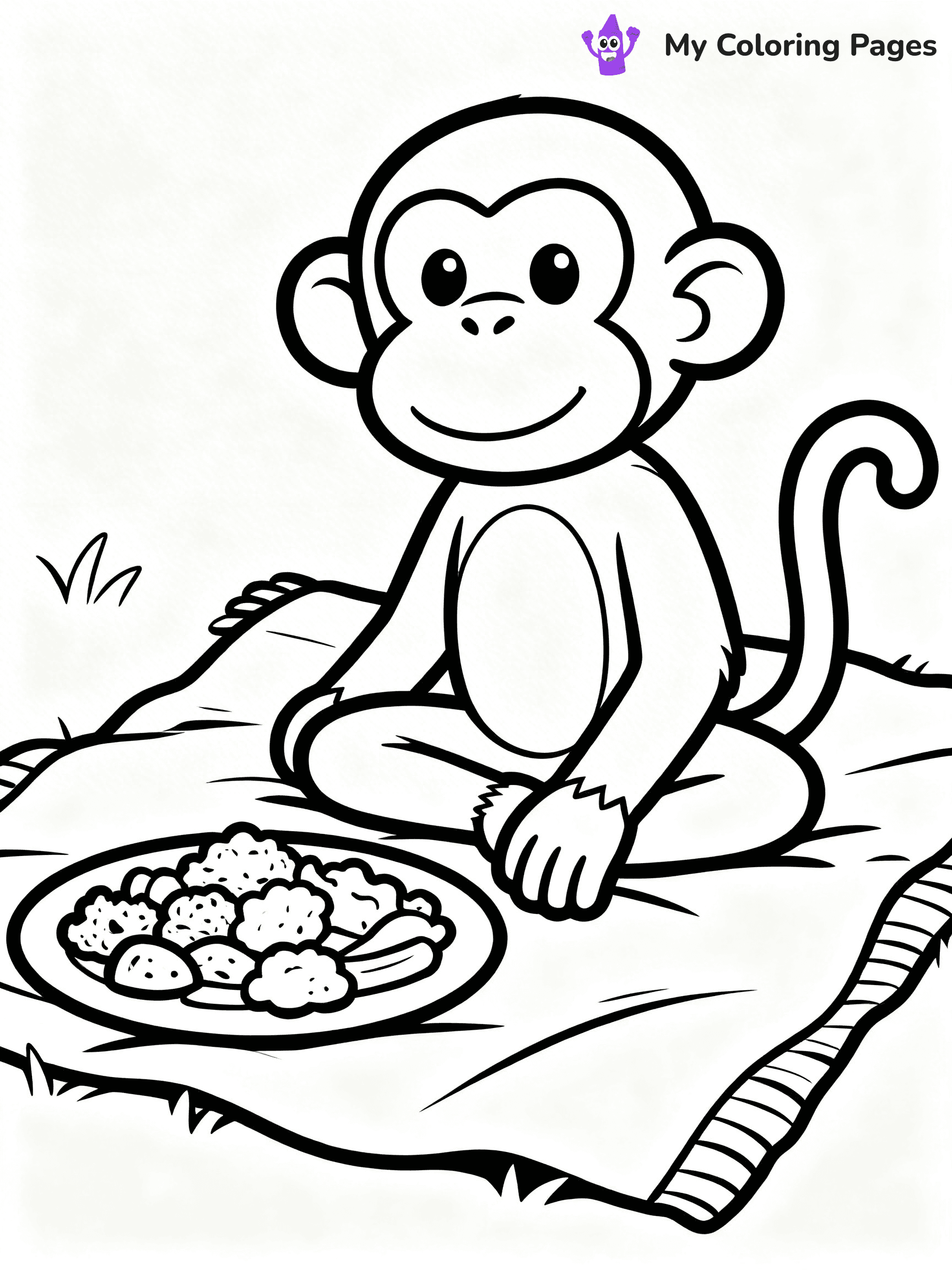 Coloring Pages Monkey - 122