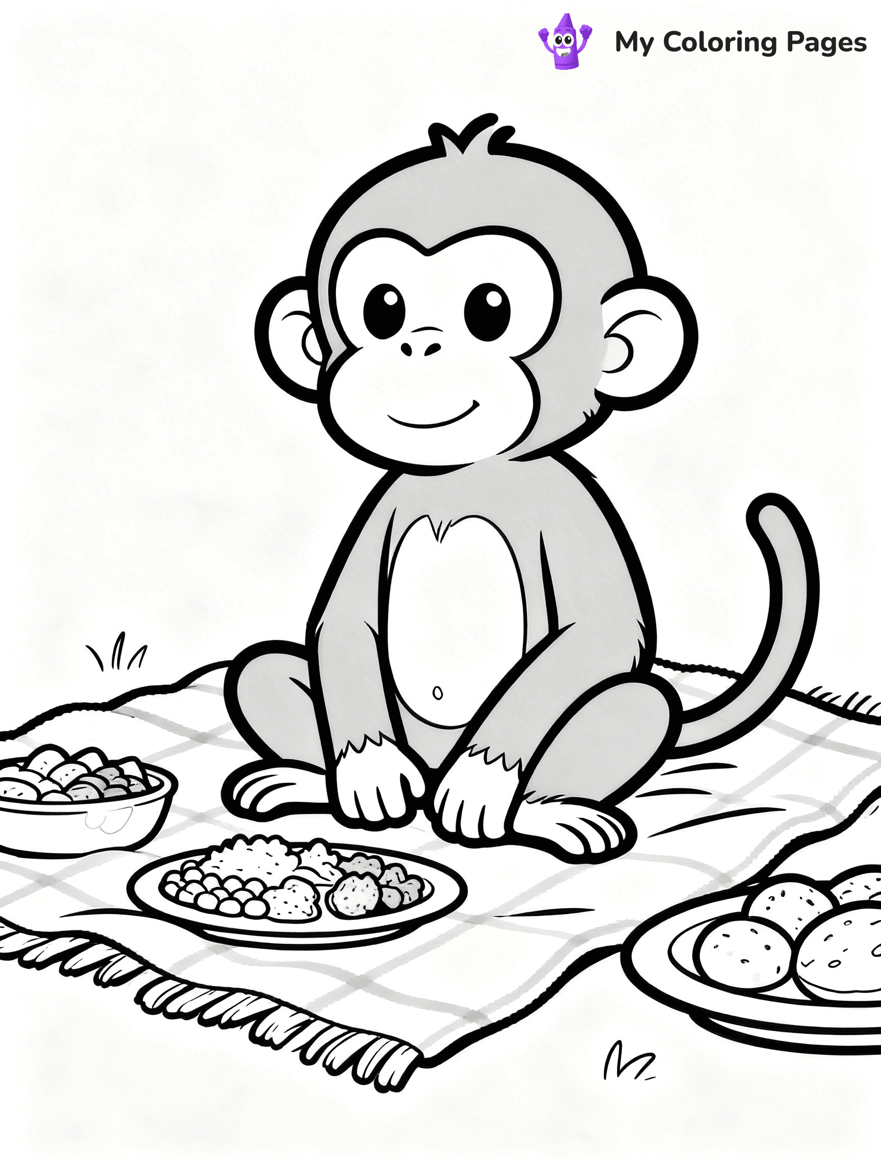 Coloring Pages Monkey - 120