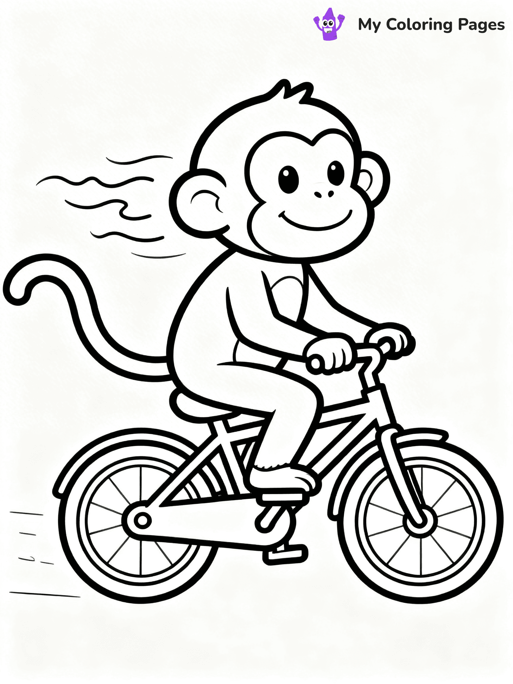 Coloring Pages Monkey - 119