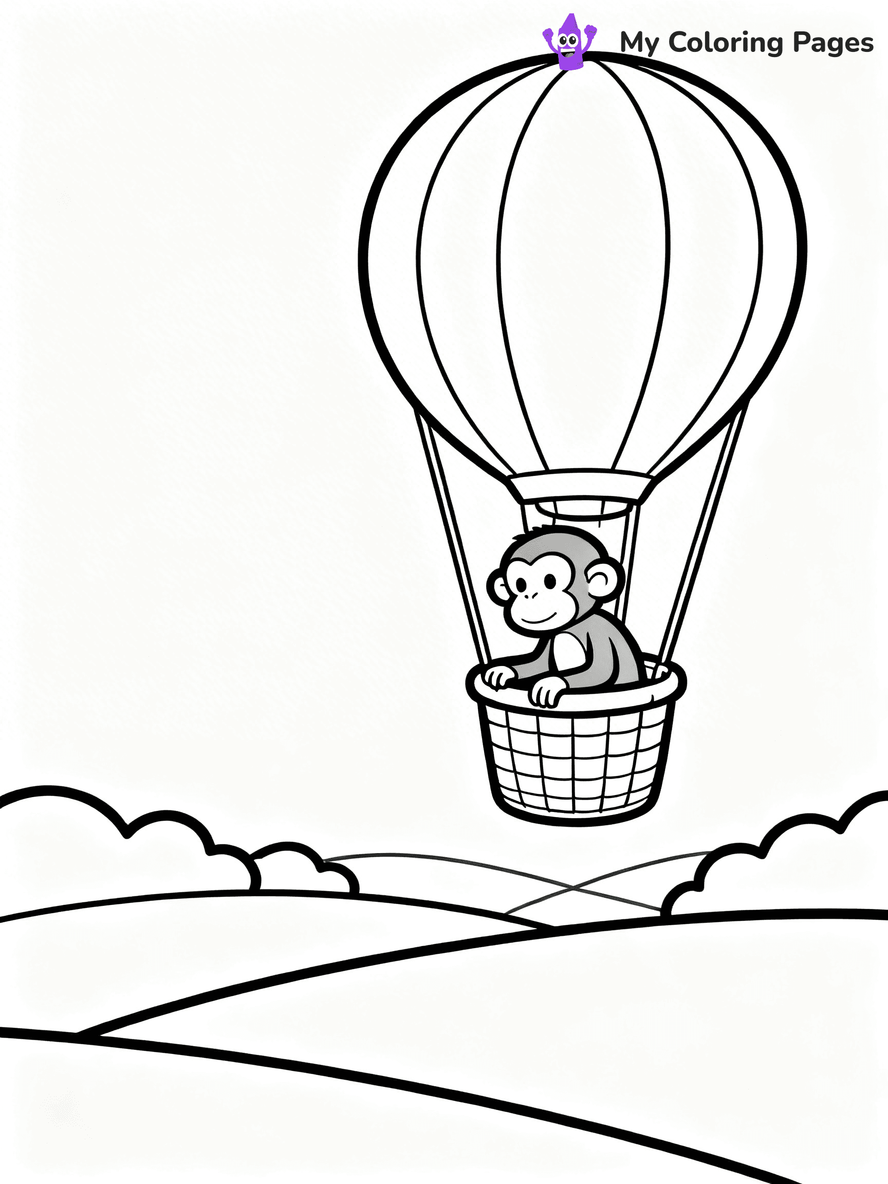 Coloring Pages Monkey - 103