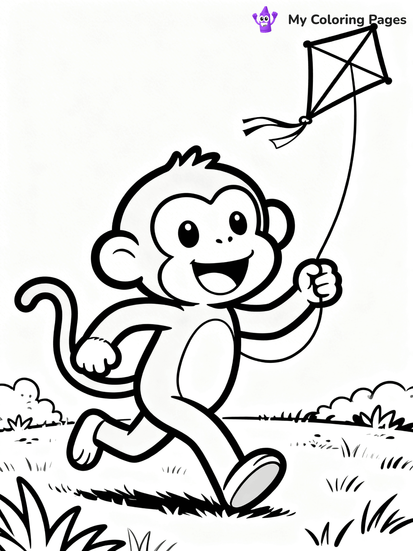 Coloring Pages Monkey - 87