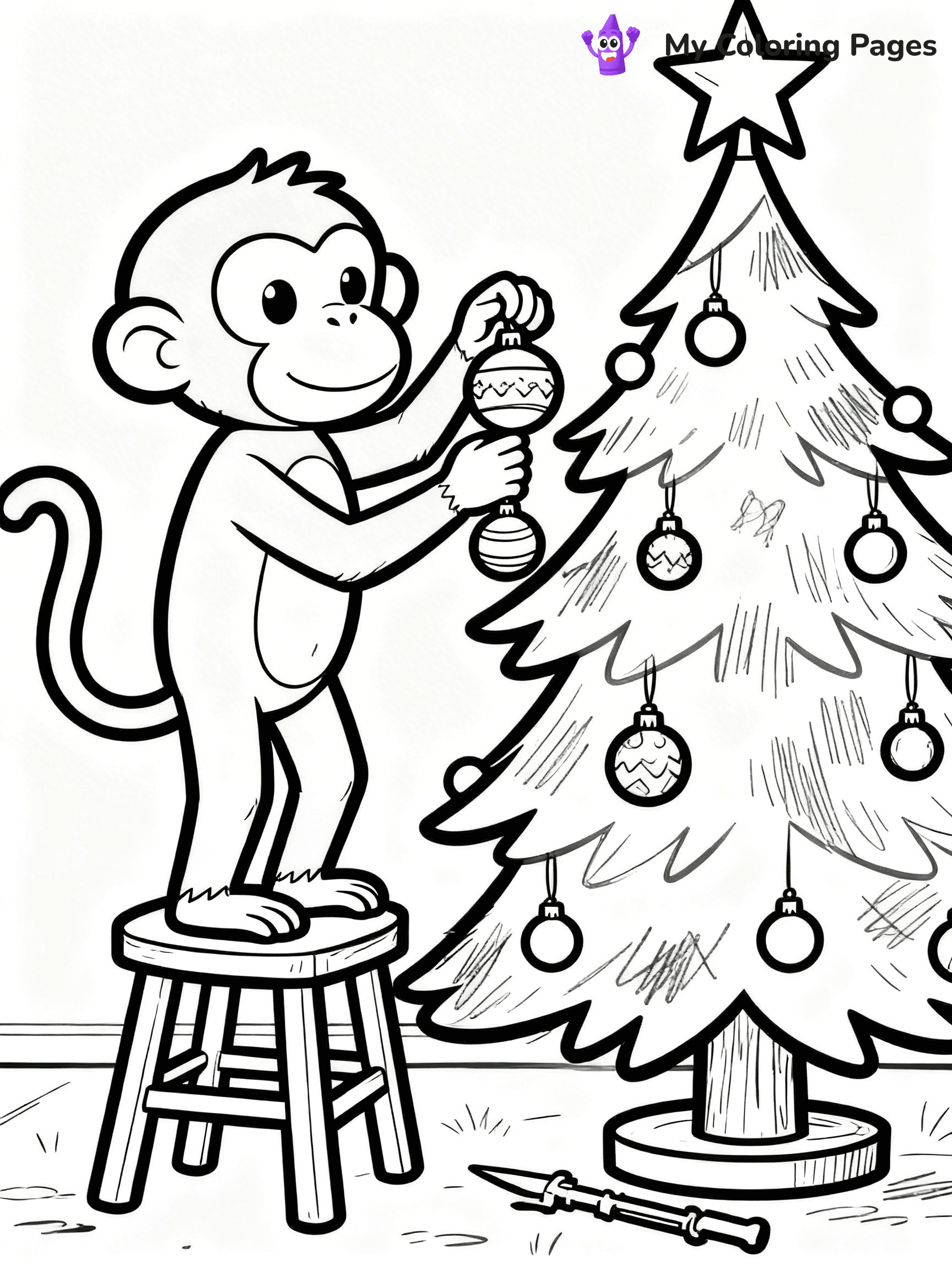 Coloring Pages Monkey - 81