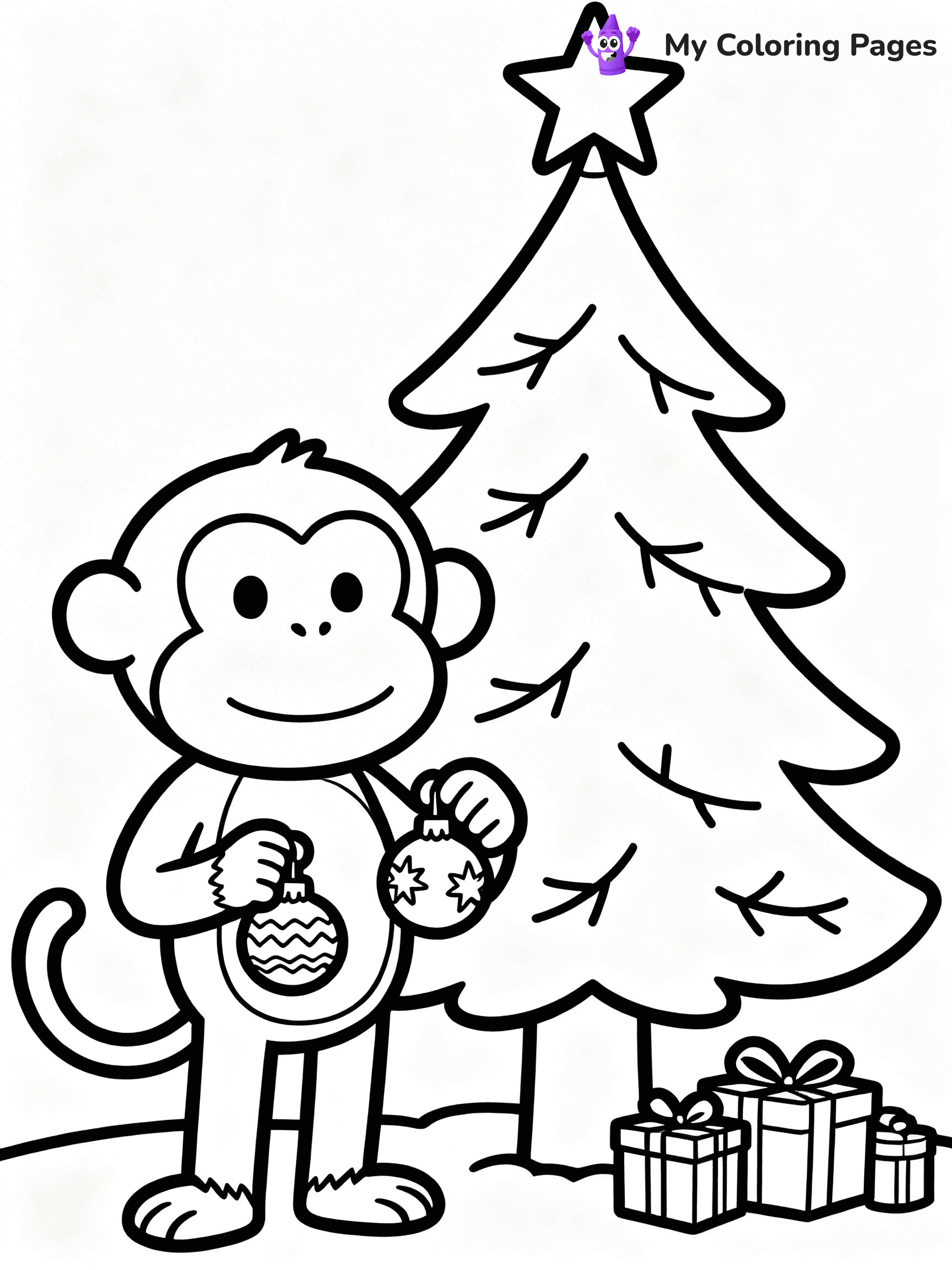 Coloring Pages Monkey - 80
