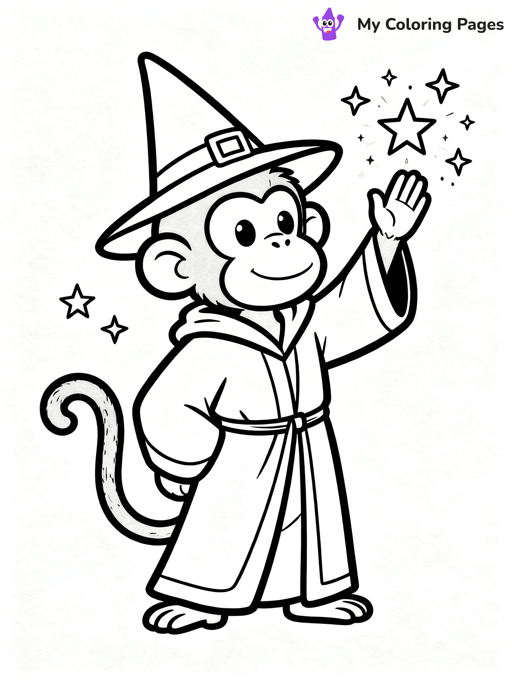 Coloring Pages Monkey - 63