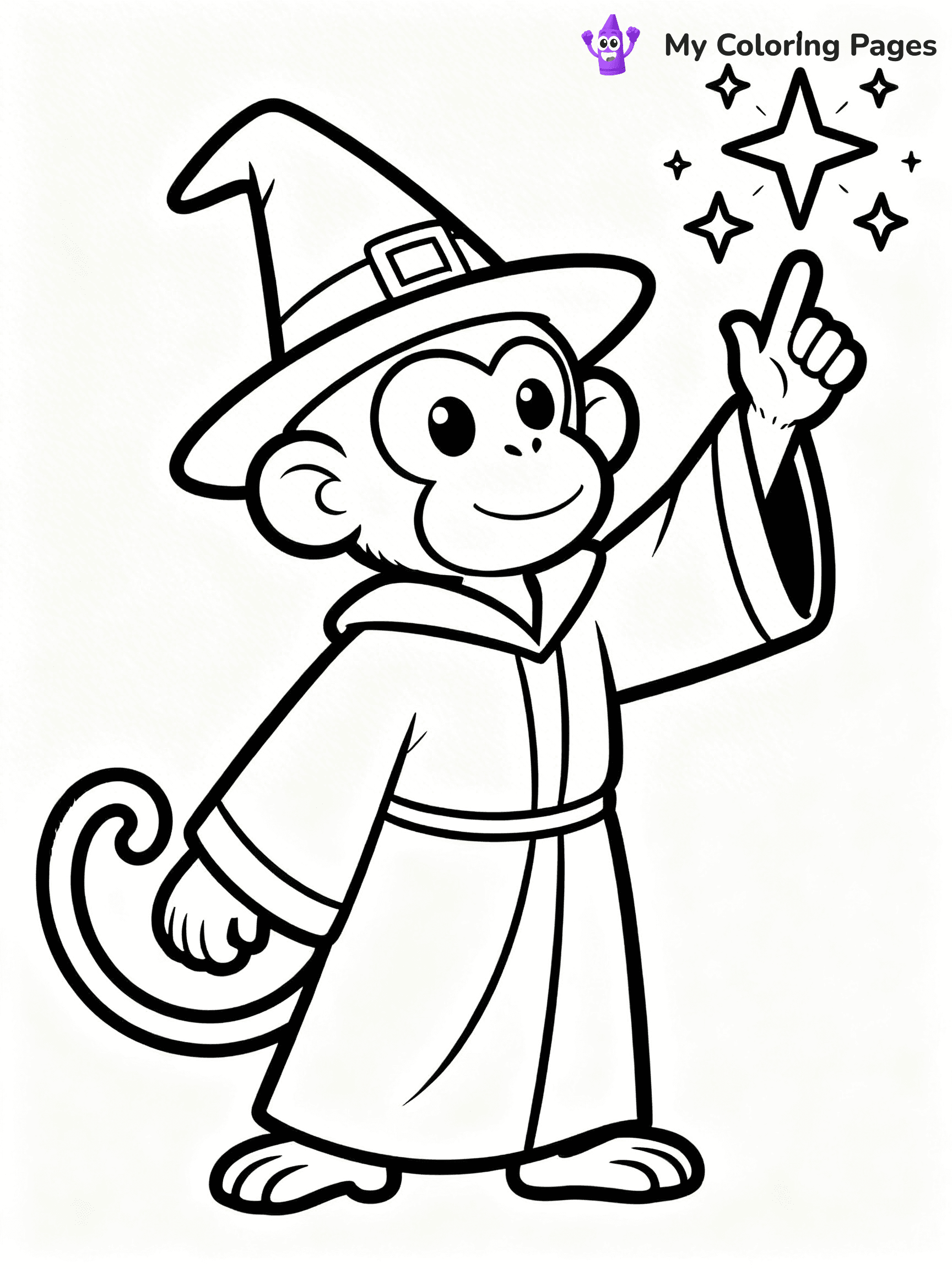 Coloring Pages Monkey - 60