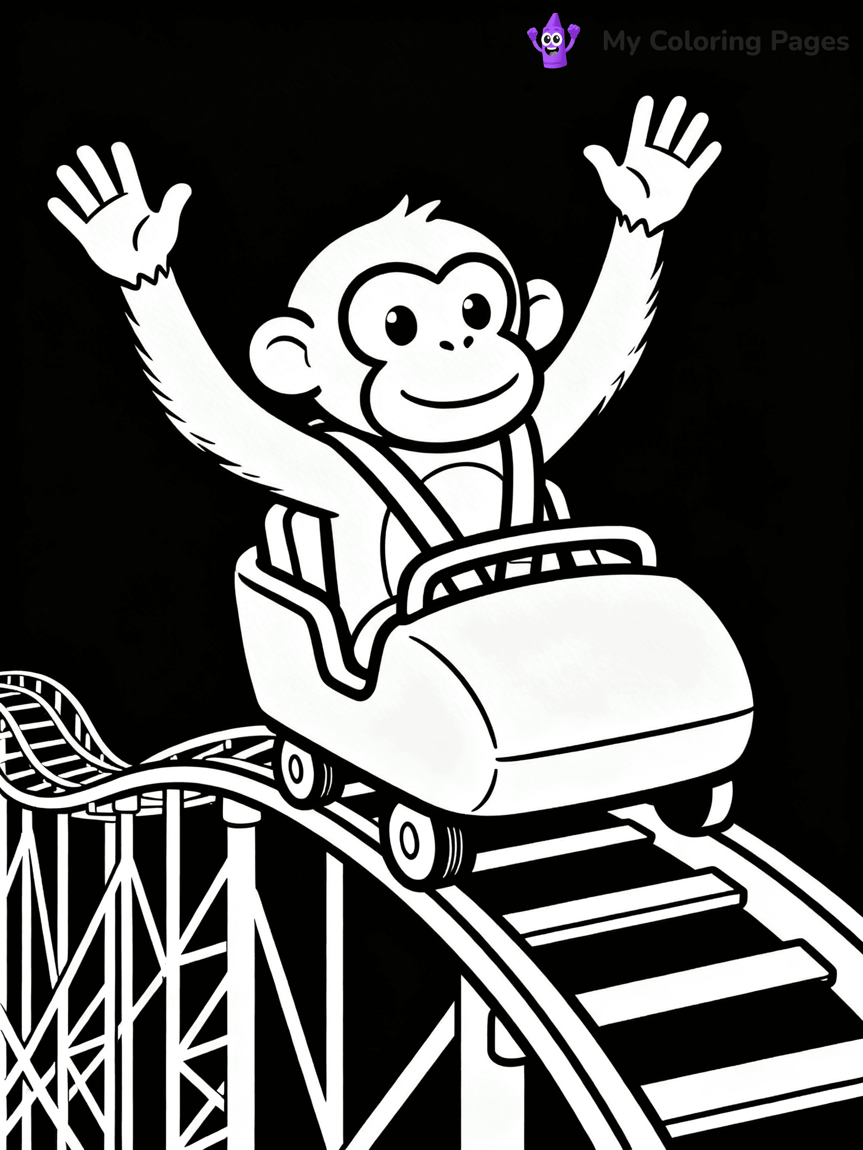 Coloring Pages Monkey - 58