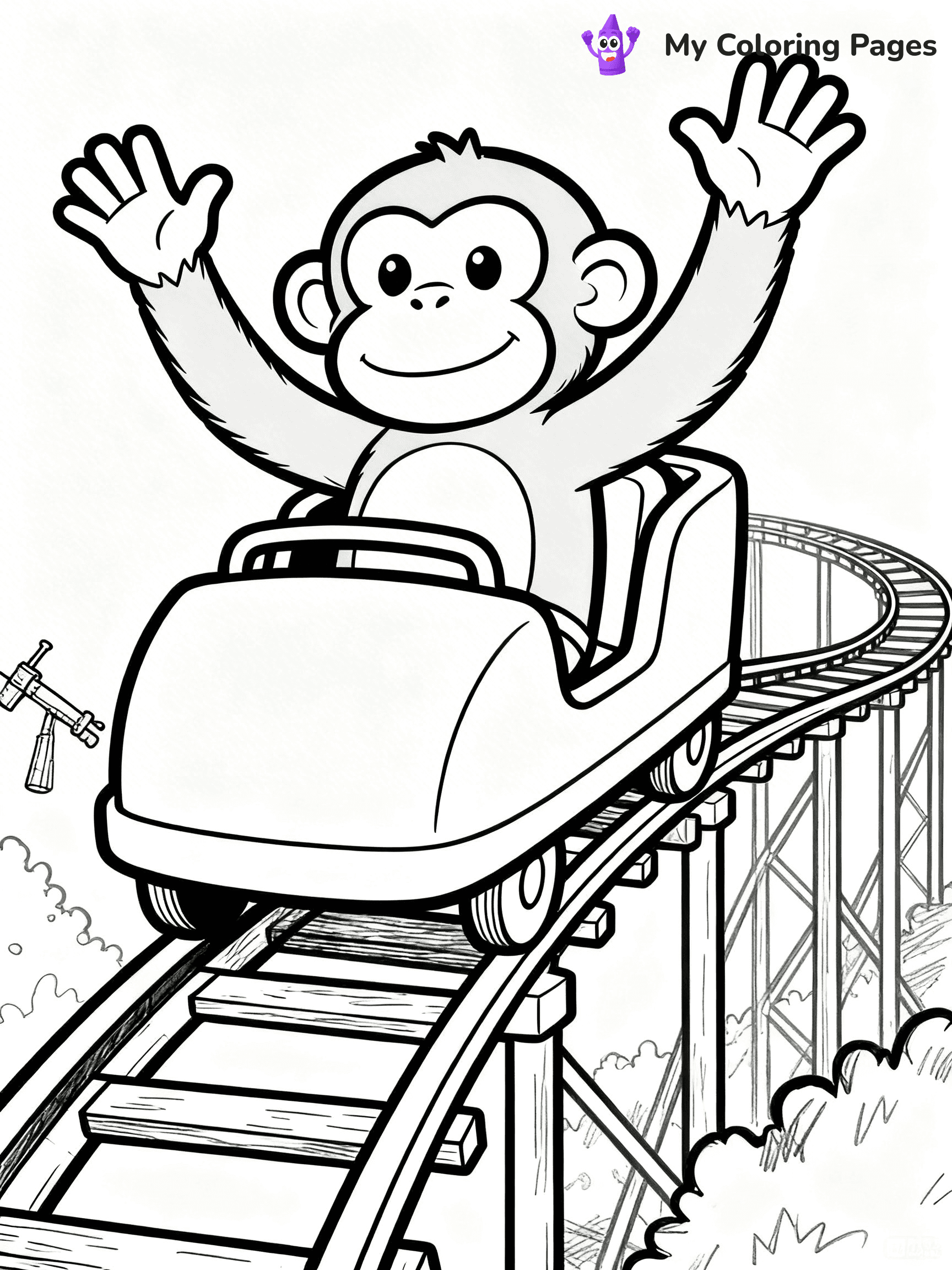 Coloring Pages Monkey - 56