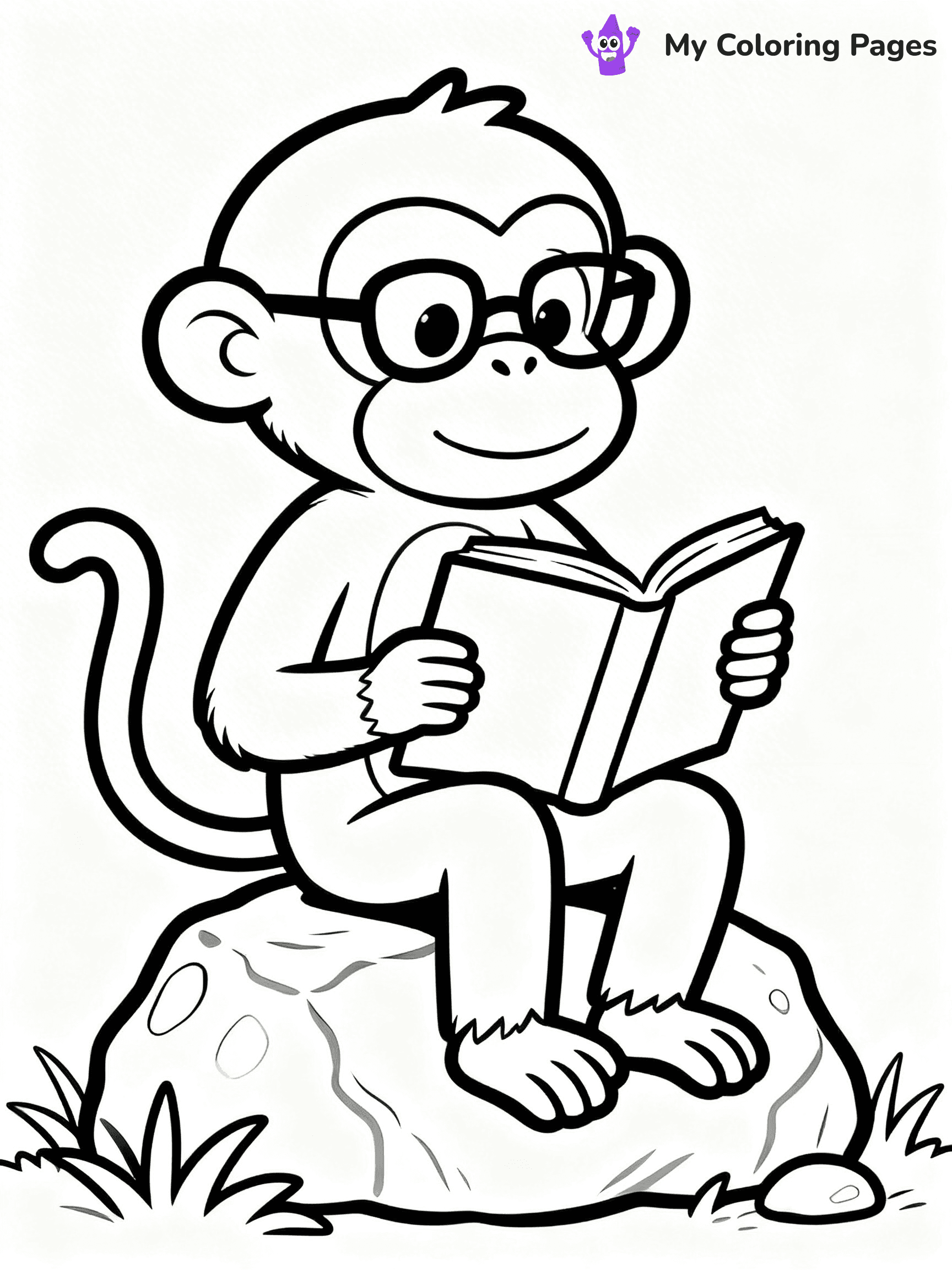 Coloring Pages Monkey - 38
