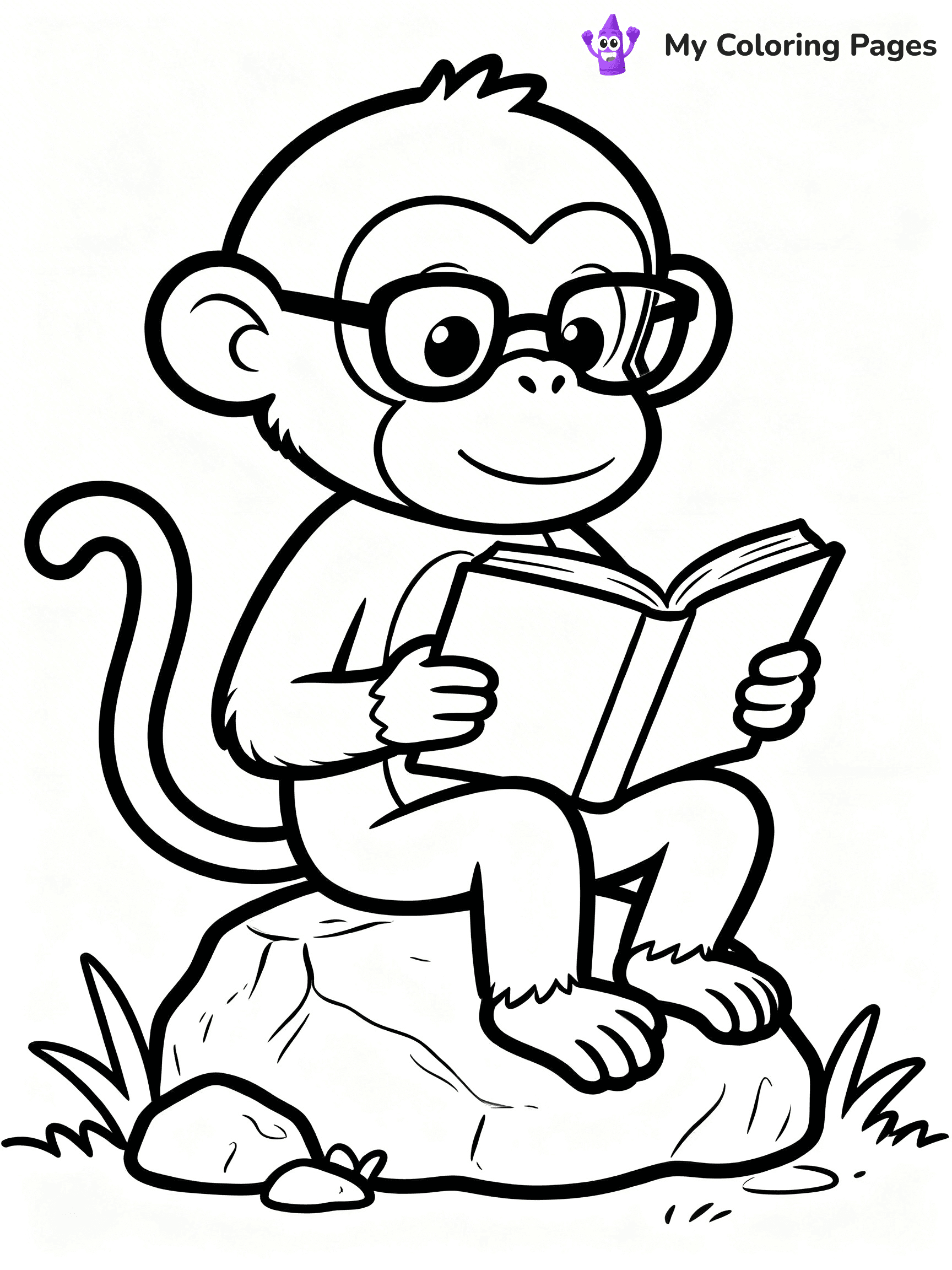 Coloring Pages Monkey - 37