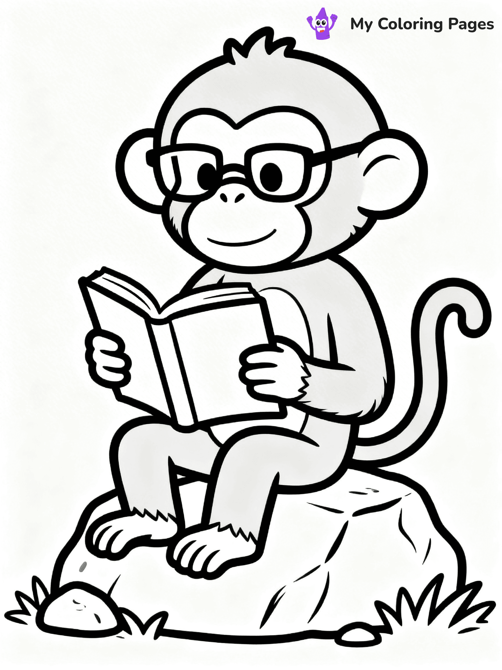 Coloring Pages Monkey - 33