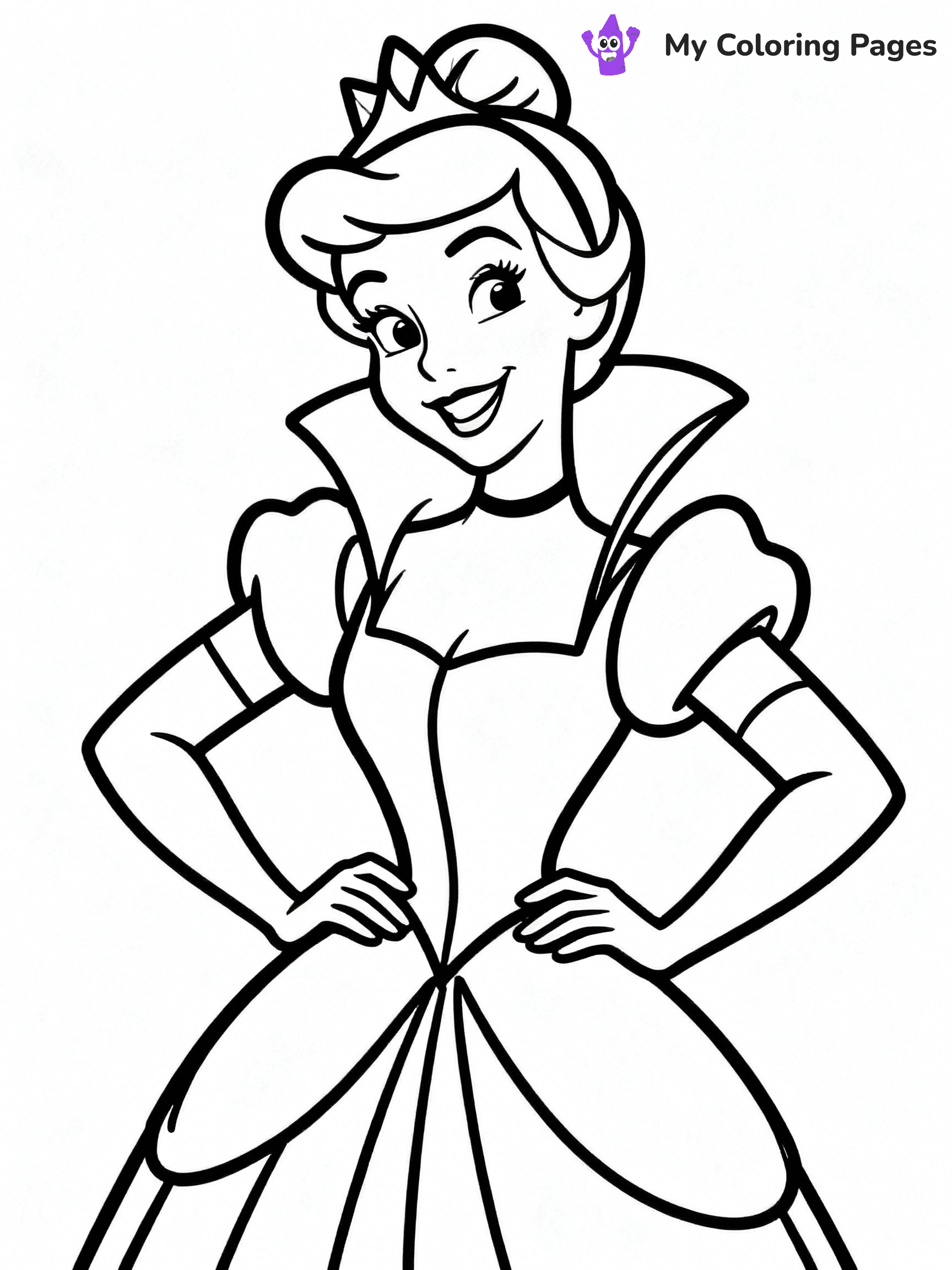 Cinderella Coloring Pages - 46