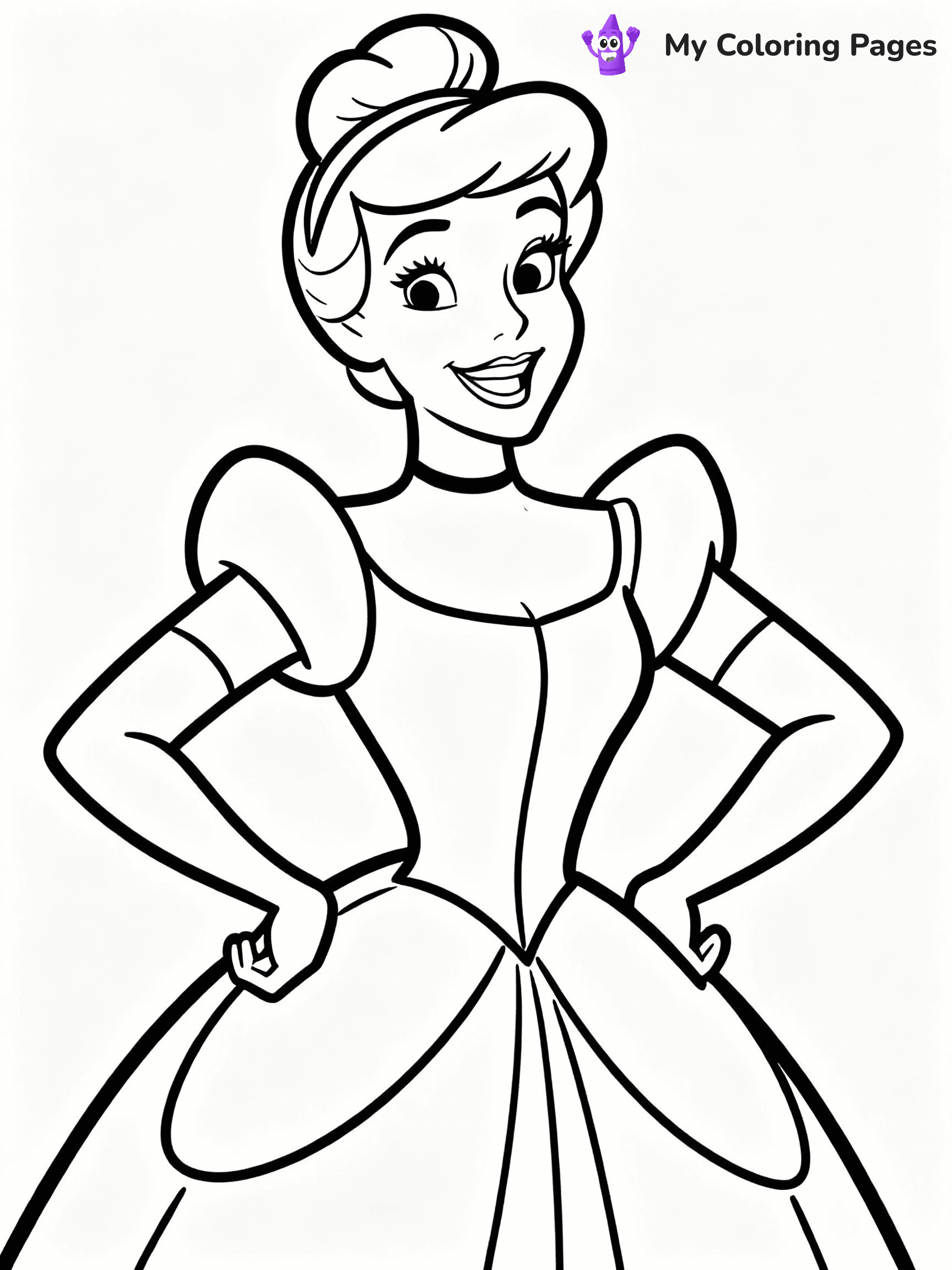 Cinderella Coloring Pages - 42