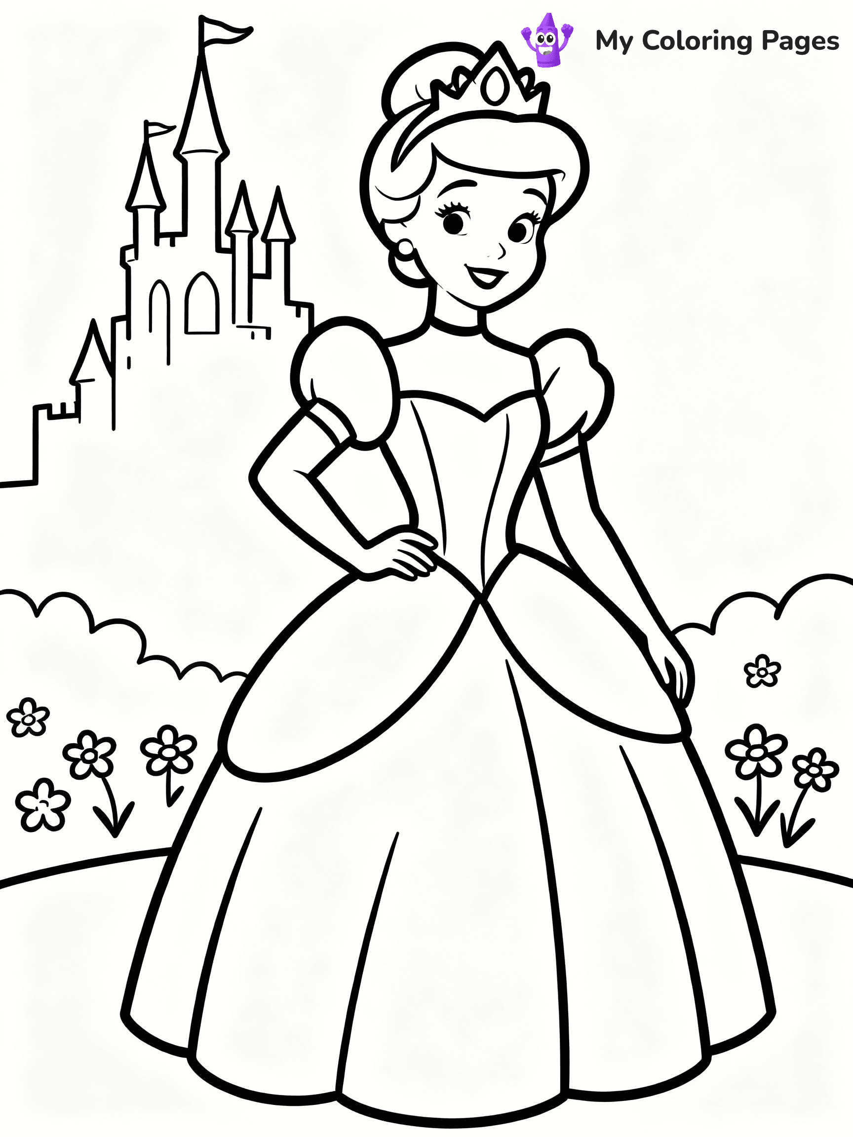 Cinderella Coloring Pages - 36