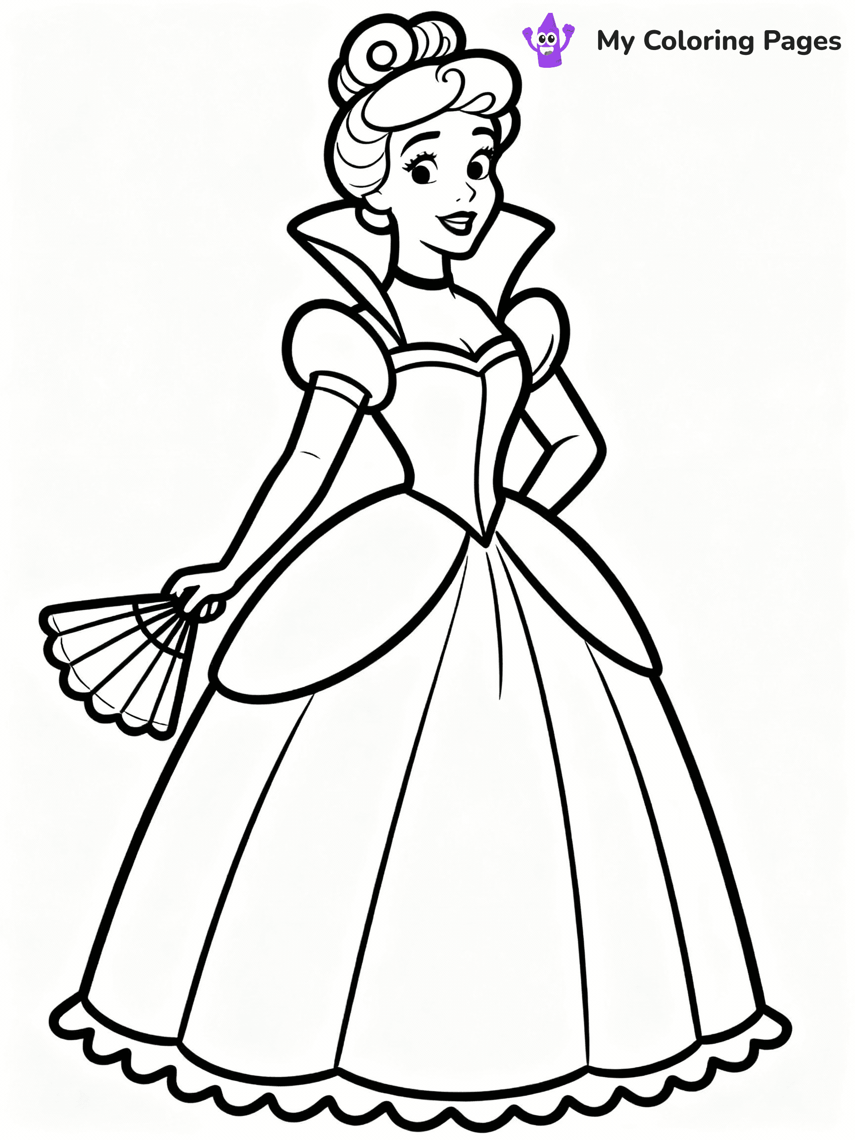 Cinderella Coloring Pages - 29