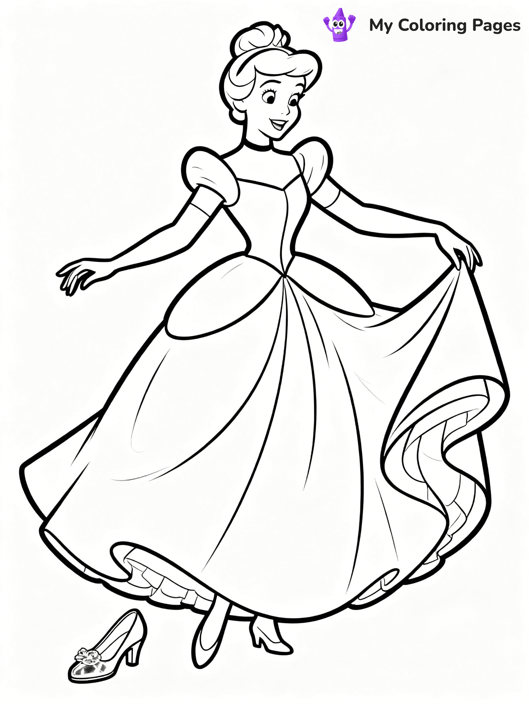 Cinderella Coloring Pages - 10