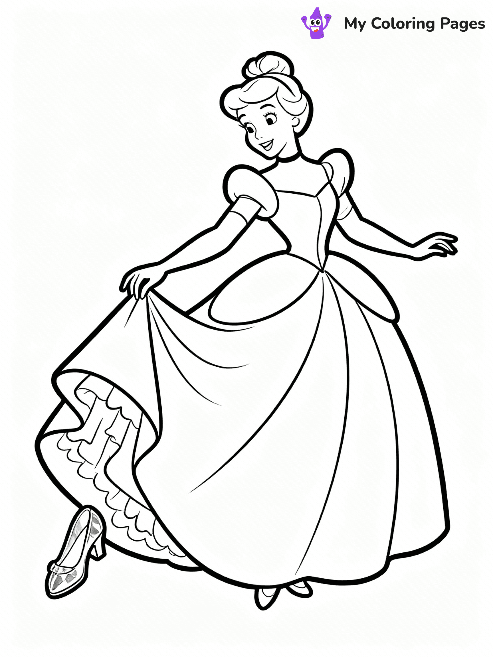 Cinderella Coloring Pages - 9