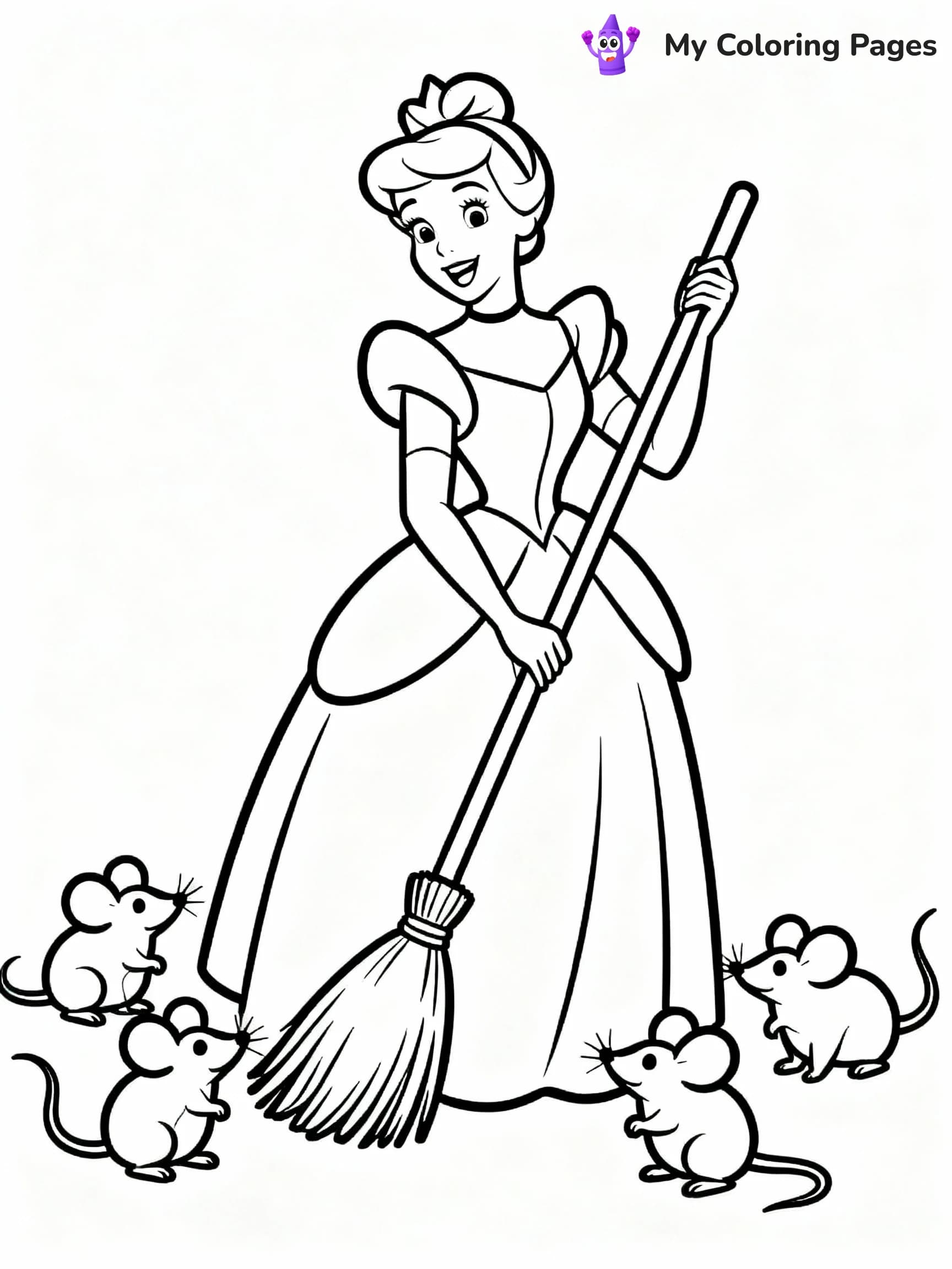 Cinderella Coloring Pages - 7
