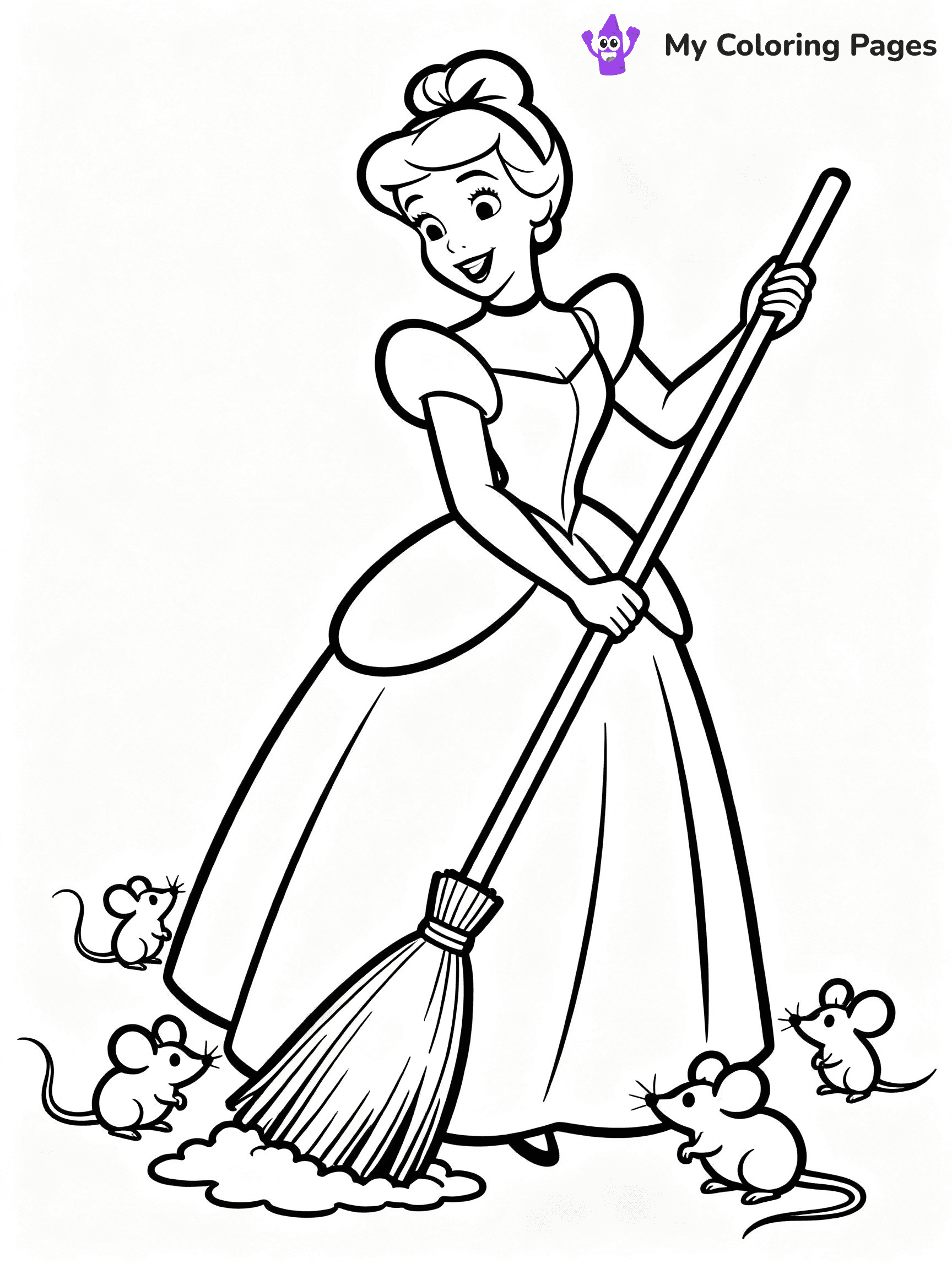 Cinderella Coloring Pages - 5