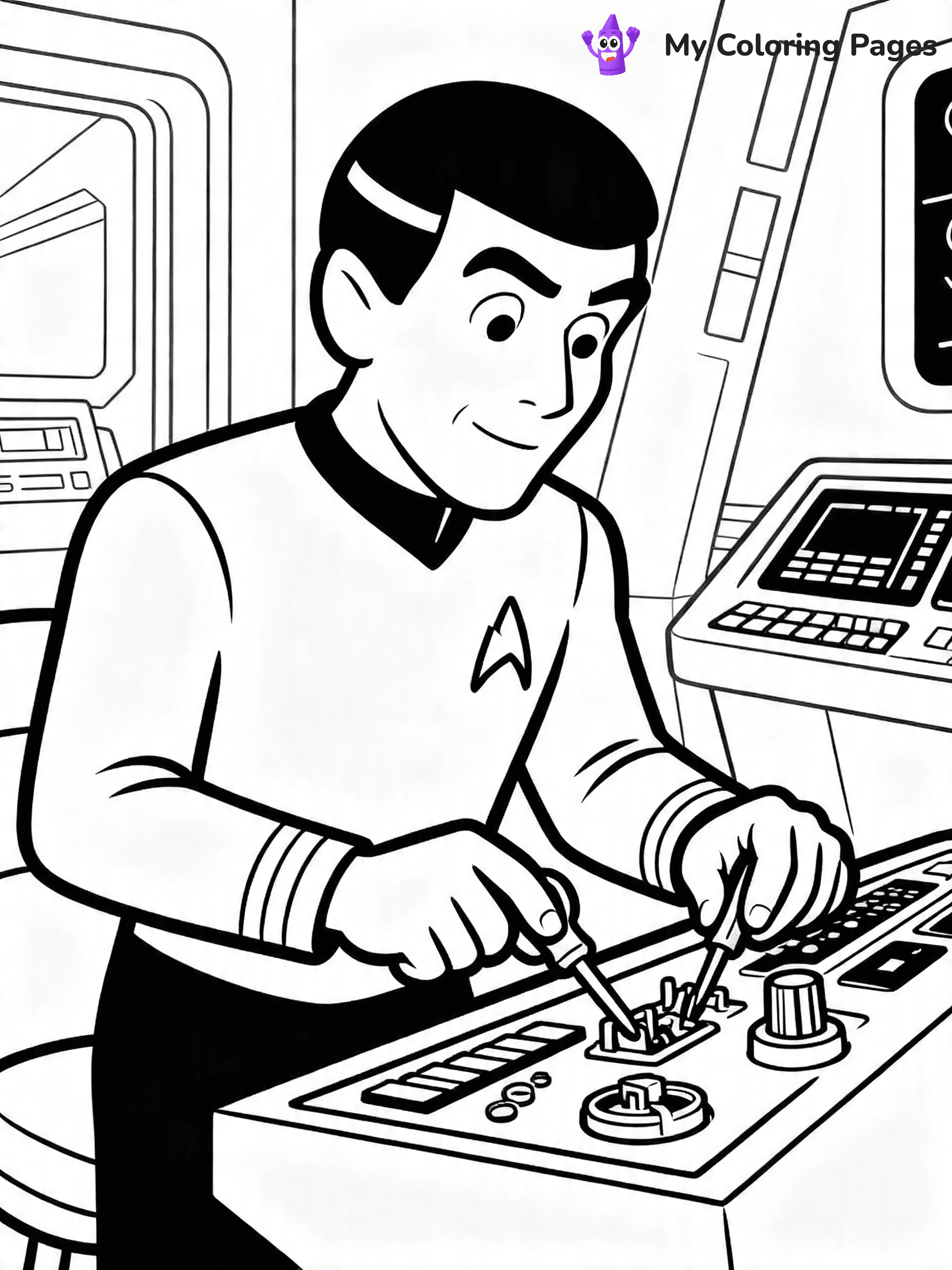 Star Trek Coloring Pages - 6