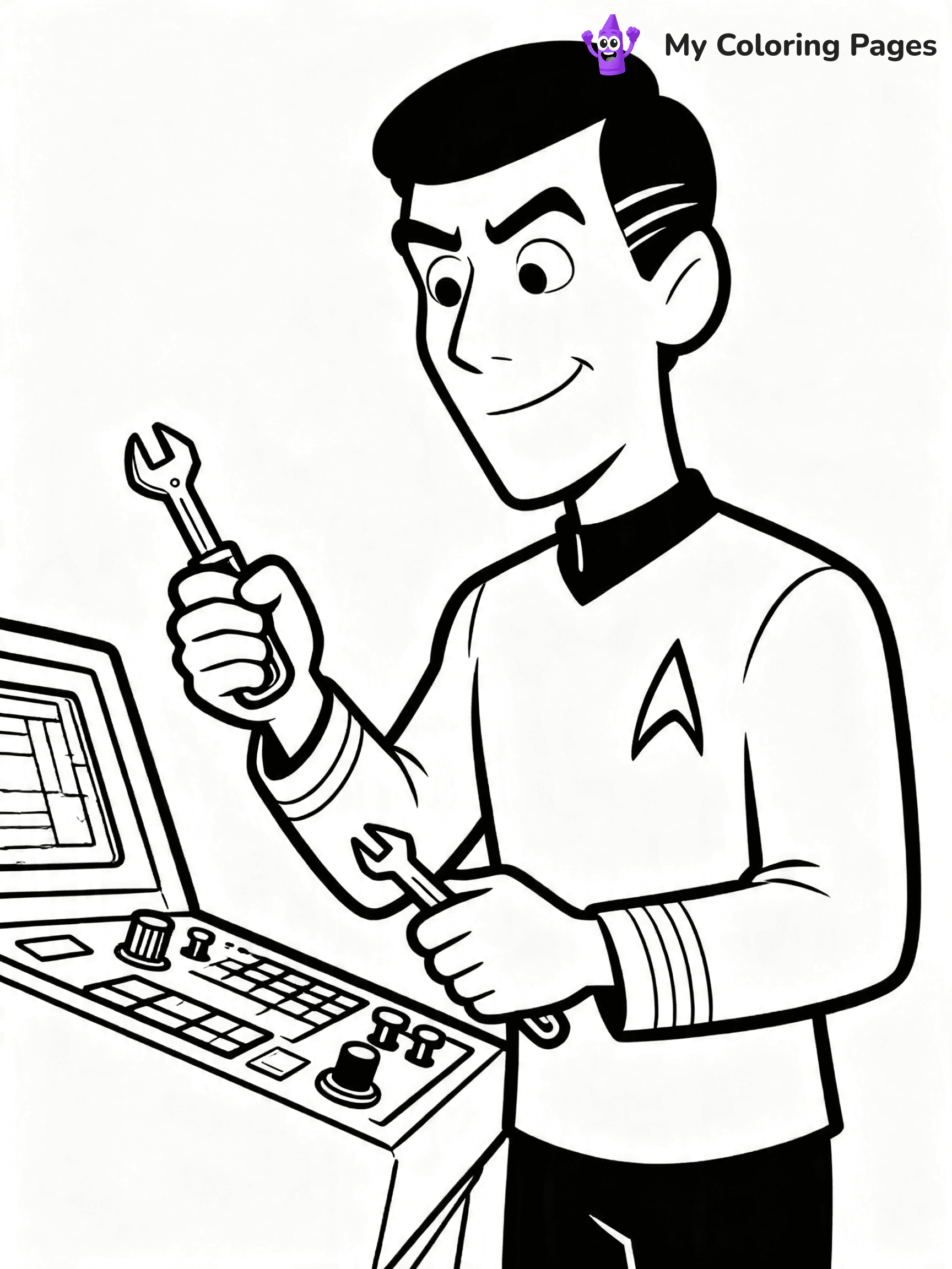 Star Trek Coloring Pages - 3
