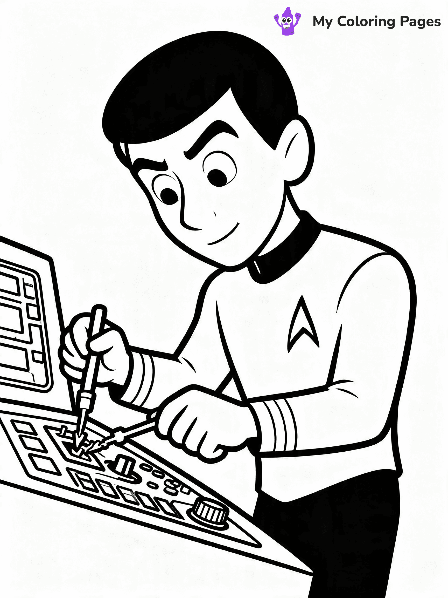 Star Trek Coloring Pages - 2