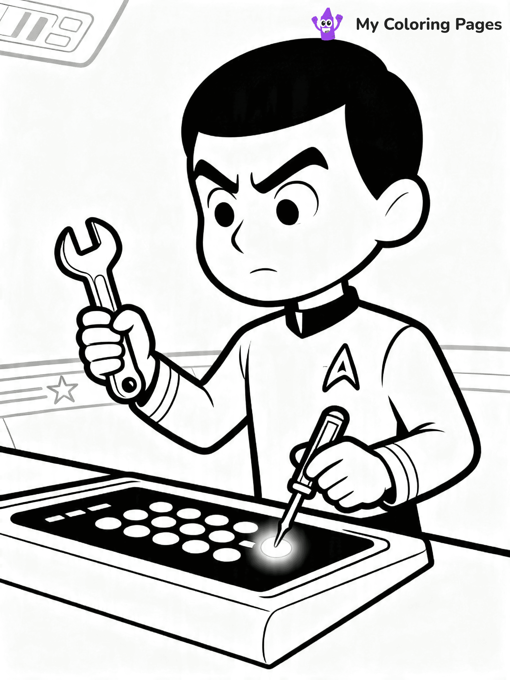 Star Trek Coloring Pages - 1