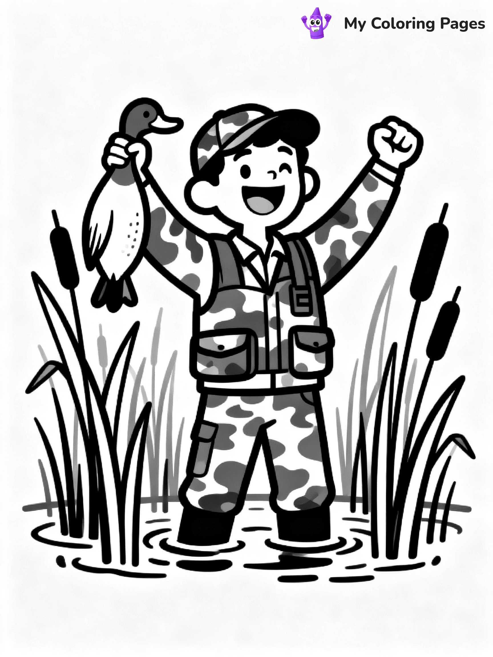 Hunting Coloring Pages - 108