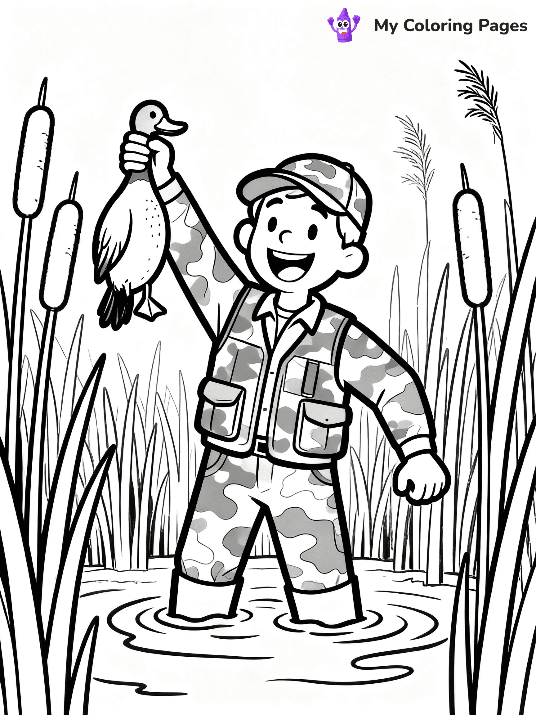 Hunting Coloring Pages - 105