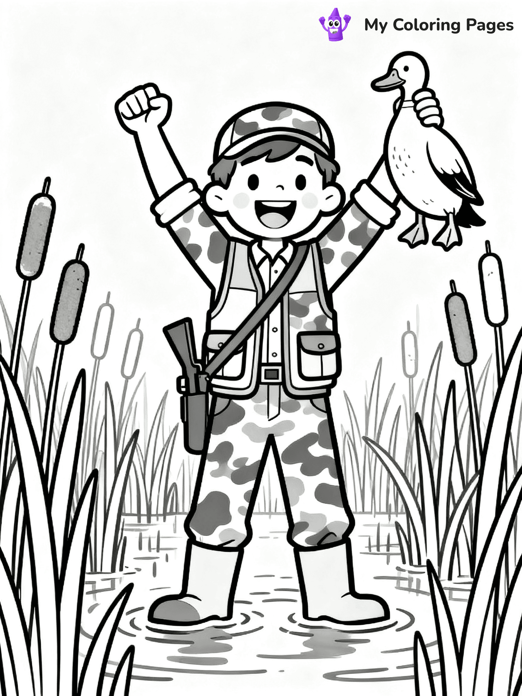 Hunting Coloring Pages - 104