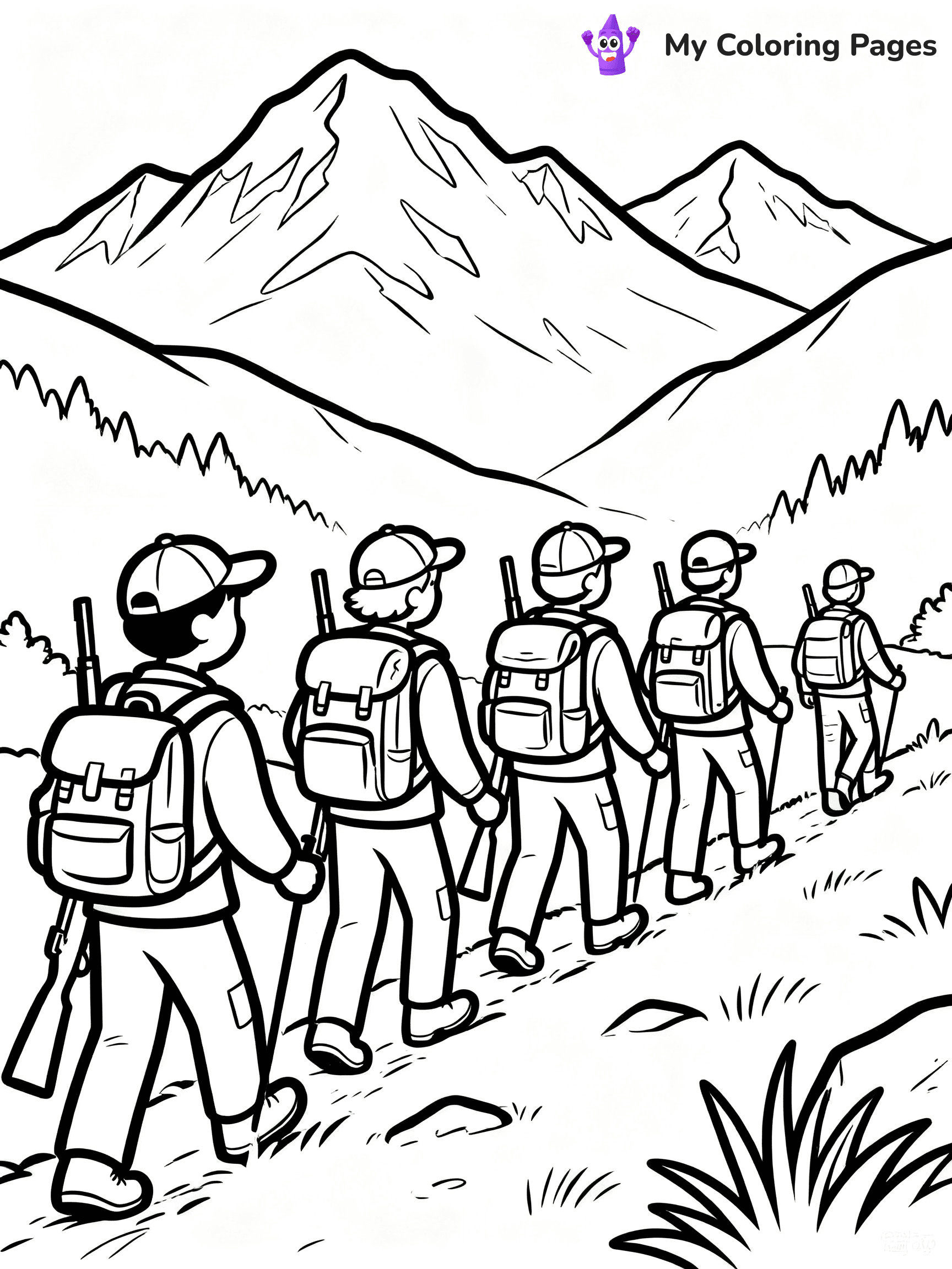 Hunting Coloring Pages - 99