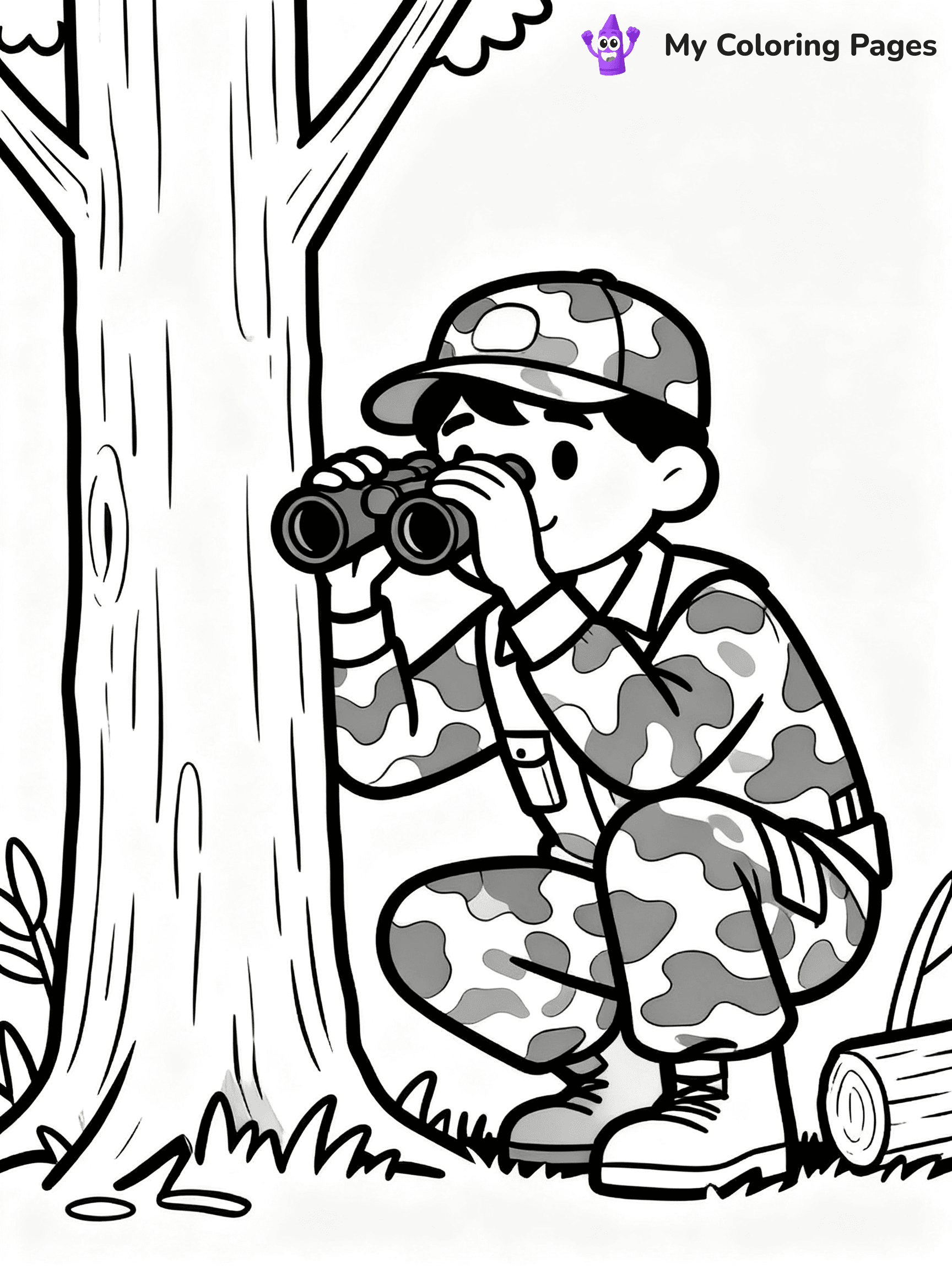 Hunting Coloring Pages - 98