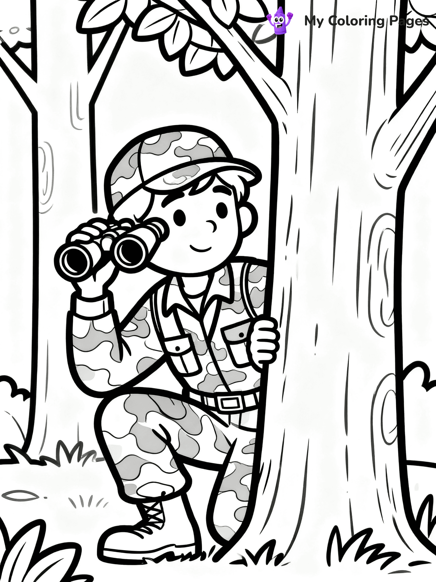Hunting Coloring Pages - 96