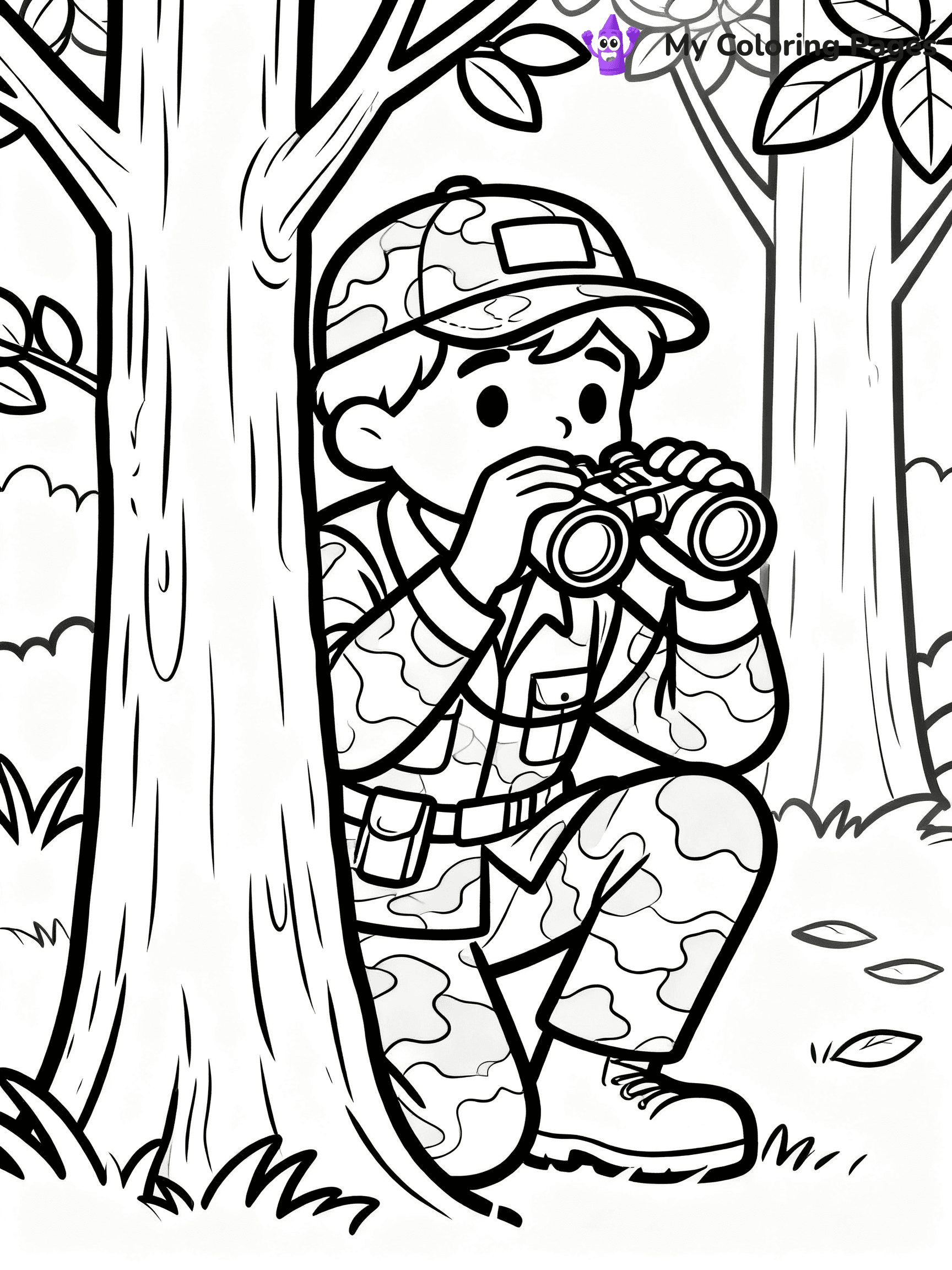Hunting Coloring Pages - 94