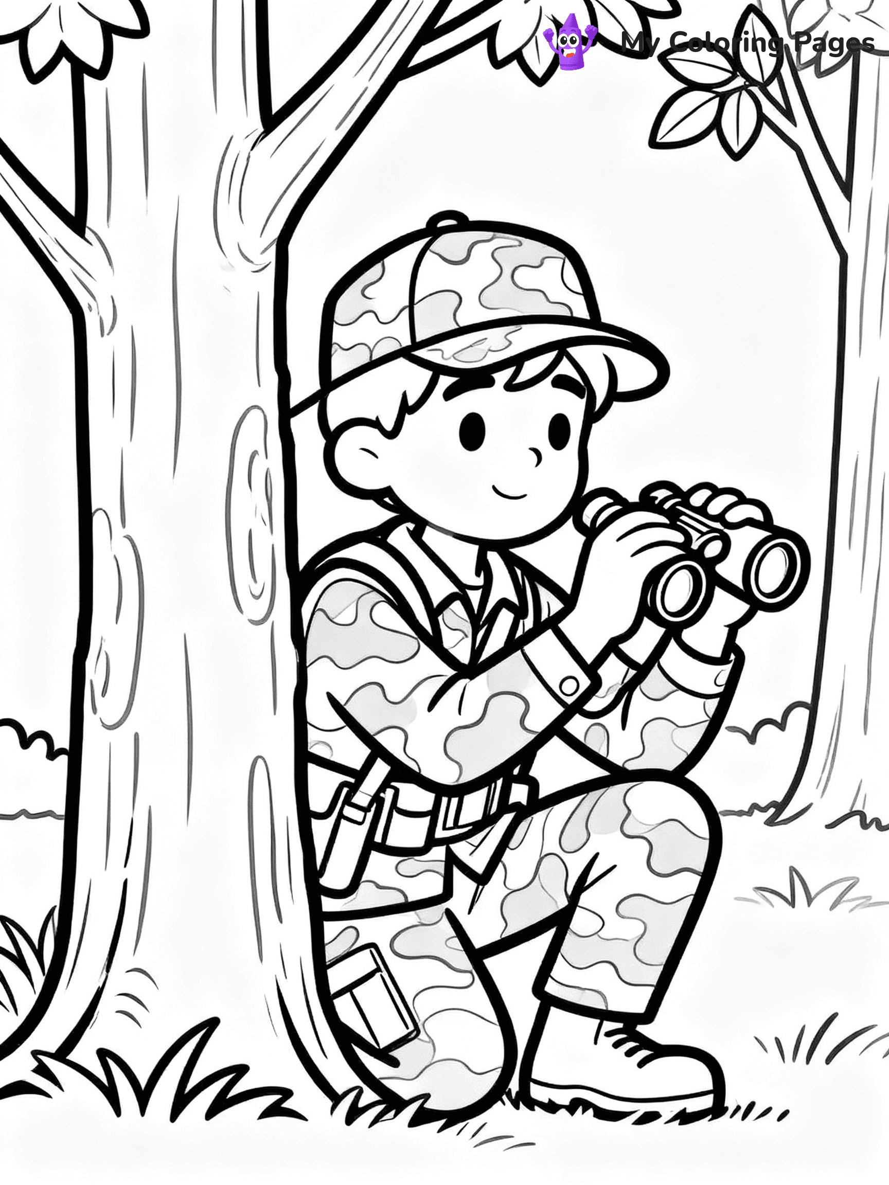 Hunting Coloring Pages - 92