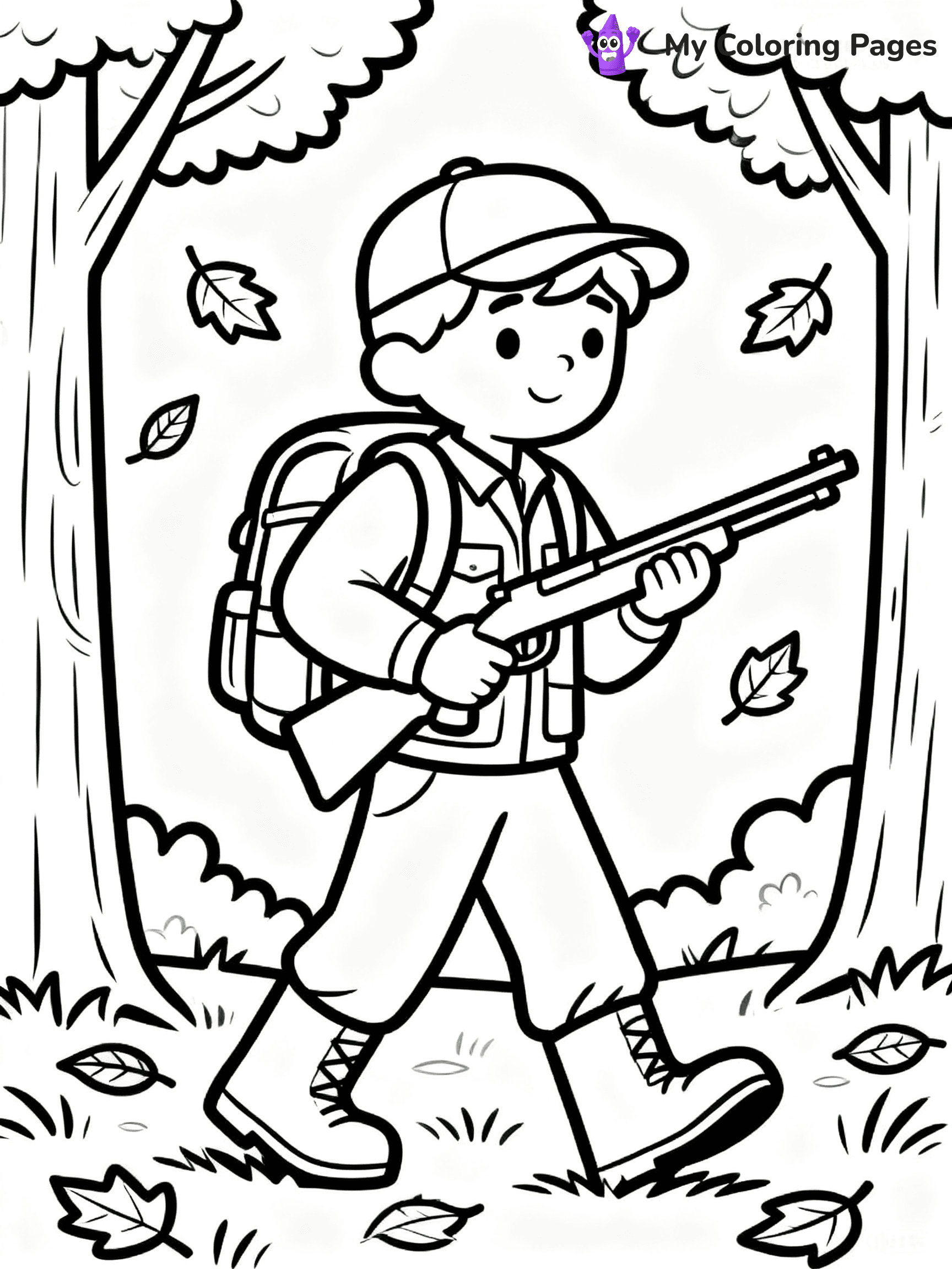 Hunting Coloring Pages - 65