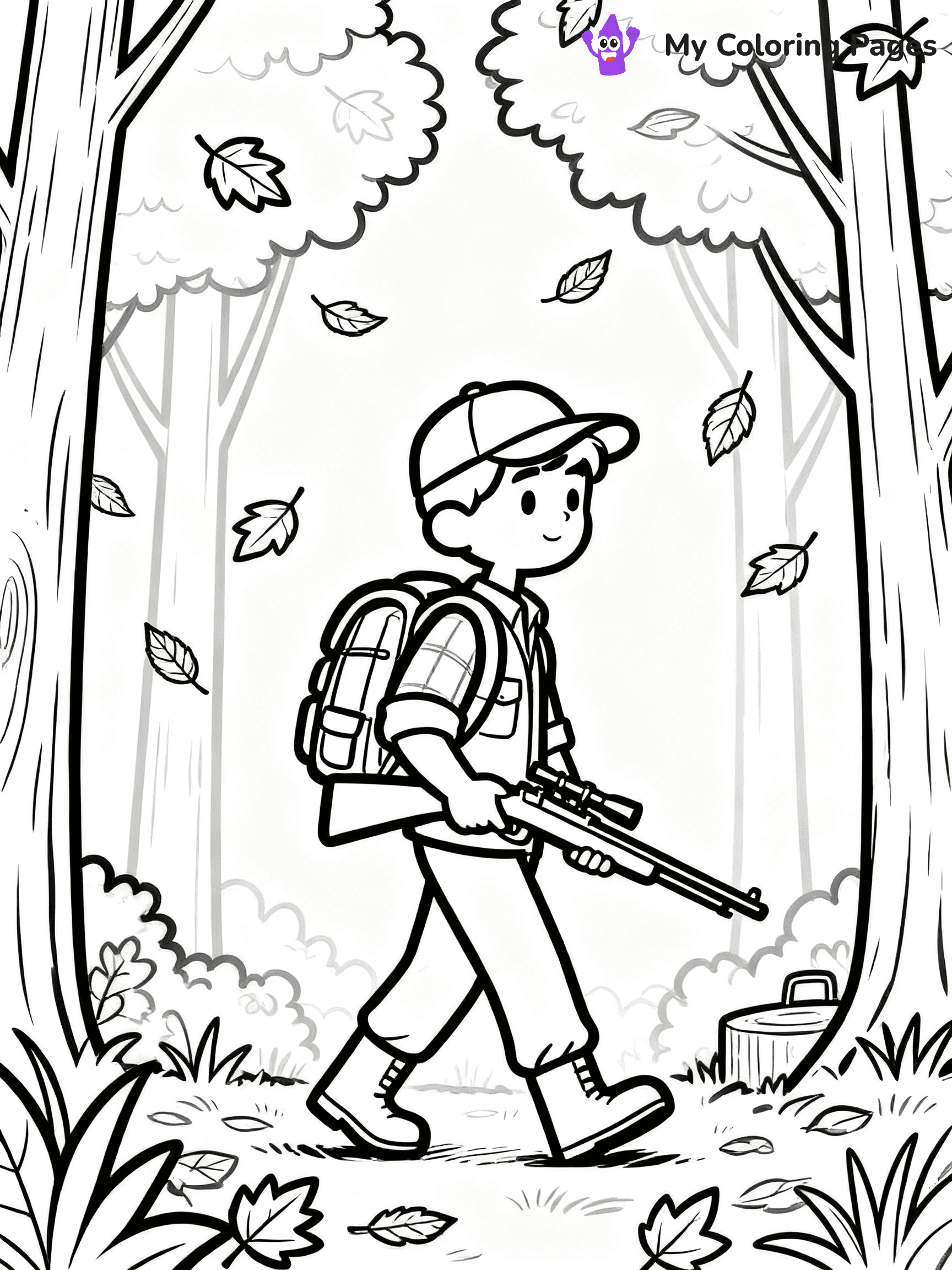 Hunting Coloring Pages - 64