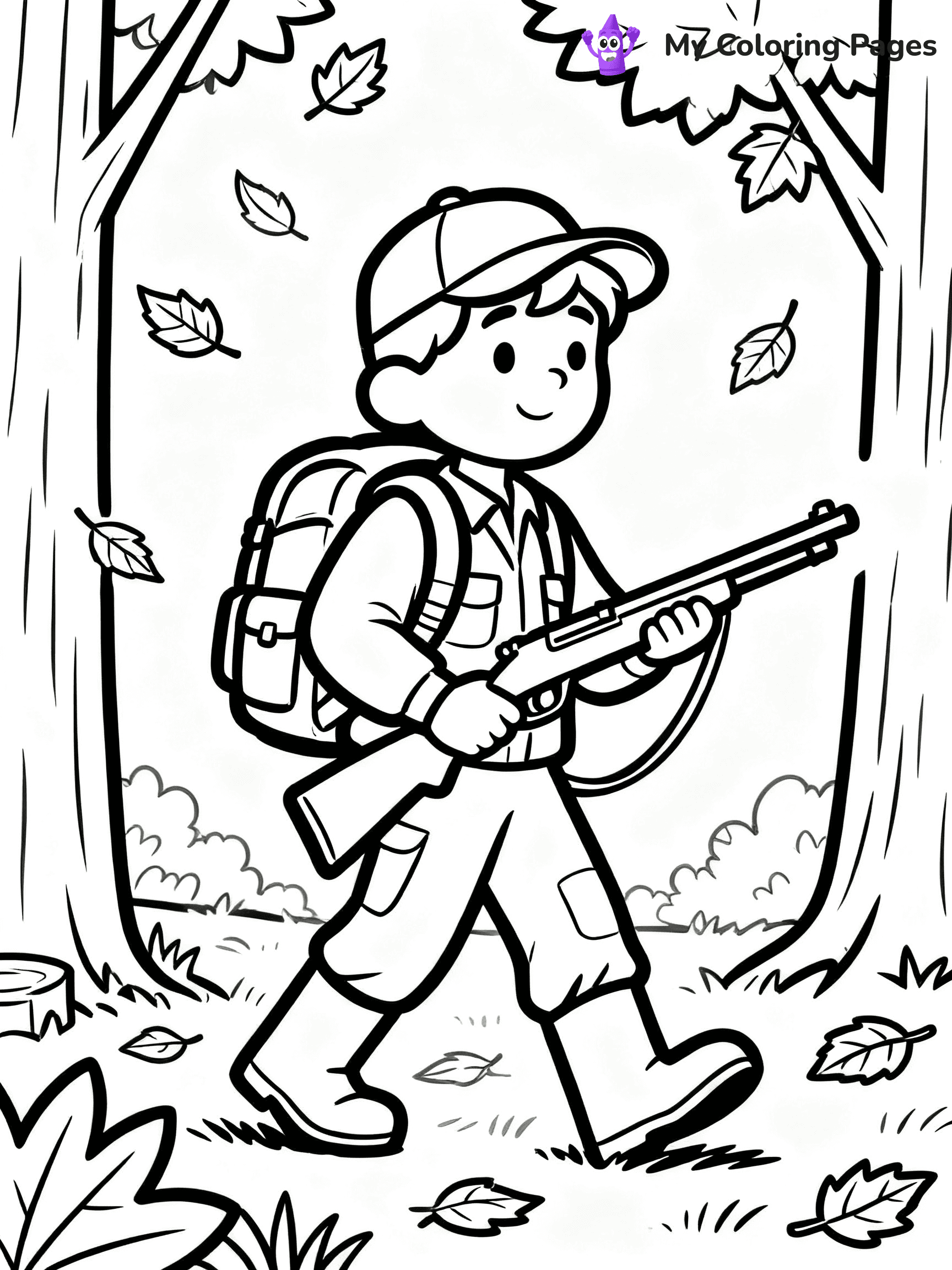 Hunting Coloring Pages - 63