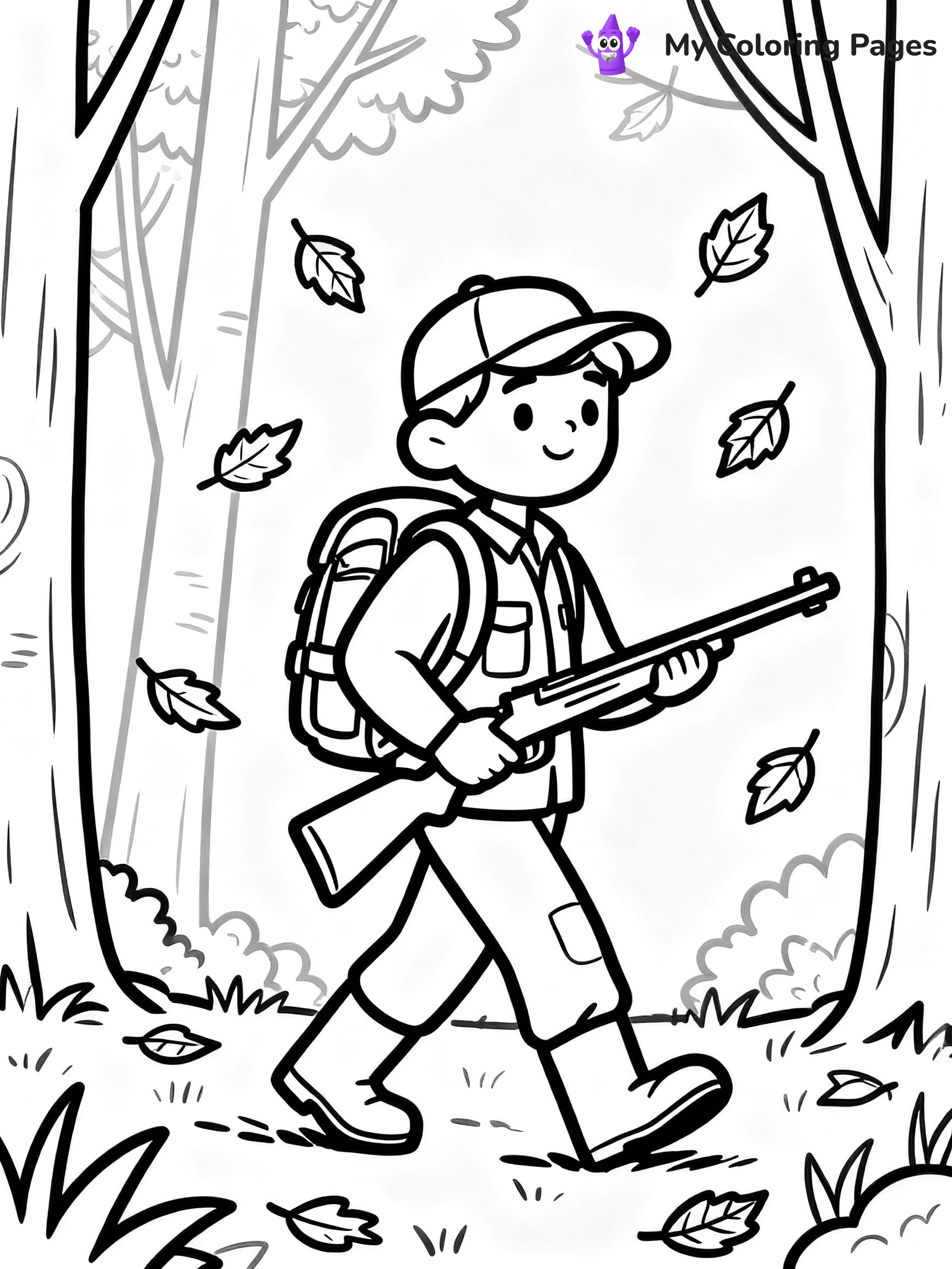 Hunting Coloring Pages - 61