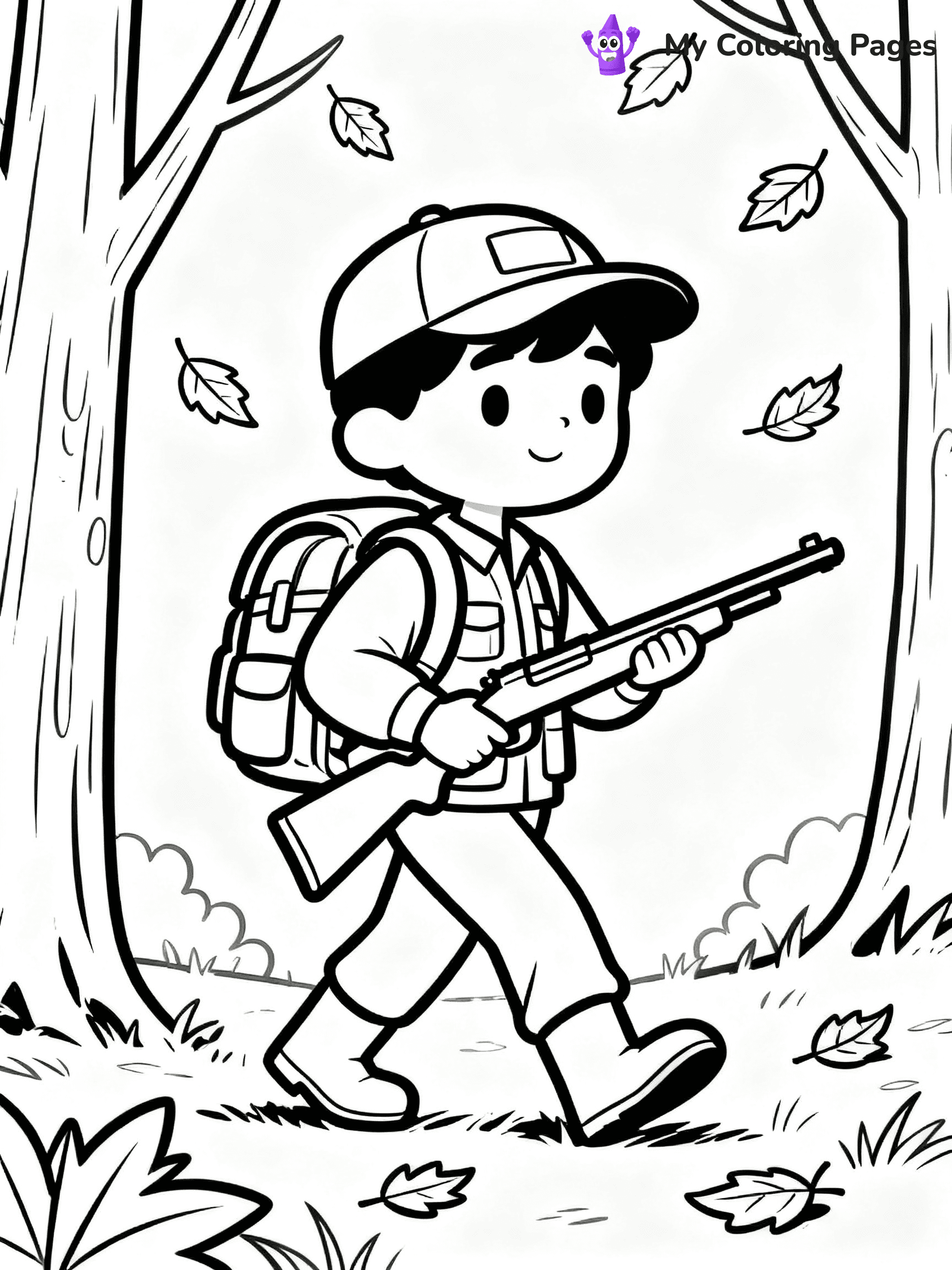 Hunting Coloring Pages - 59