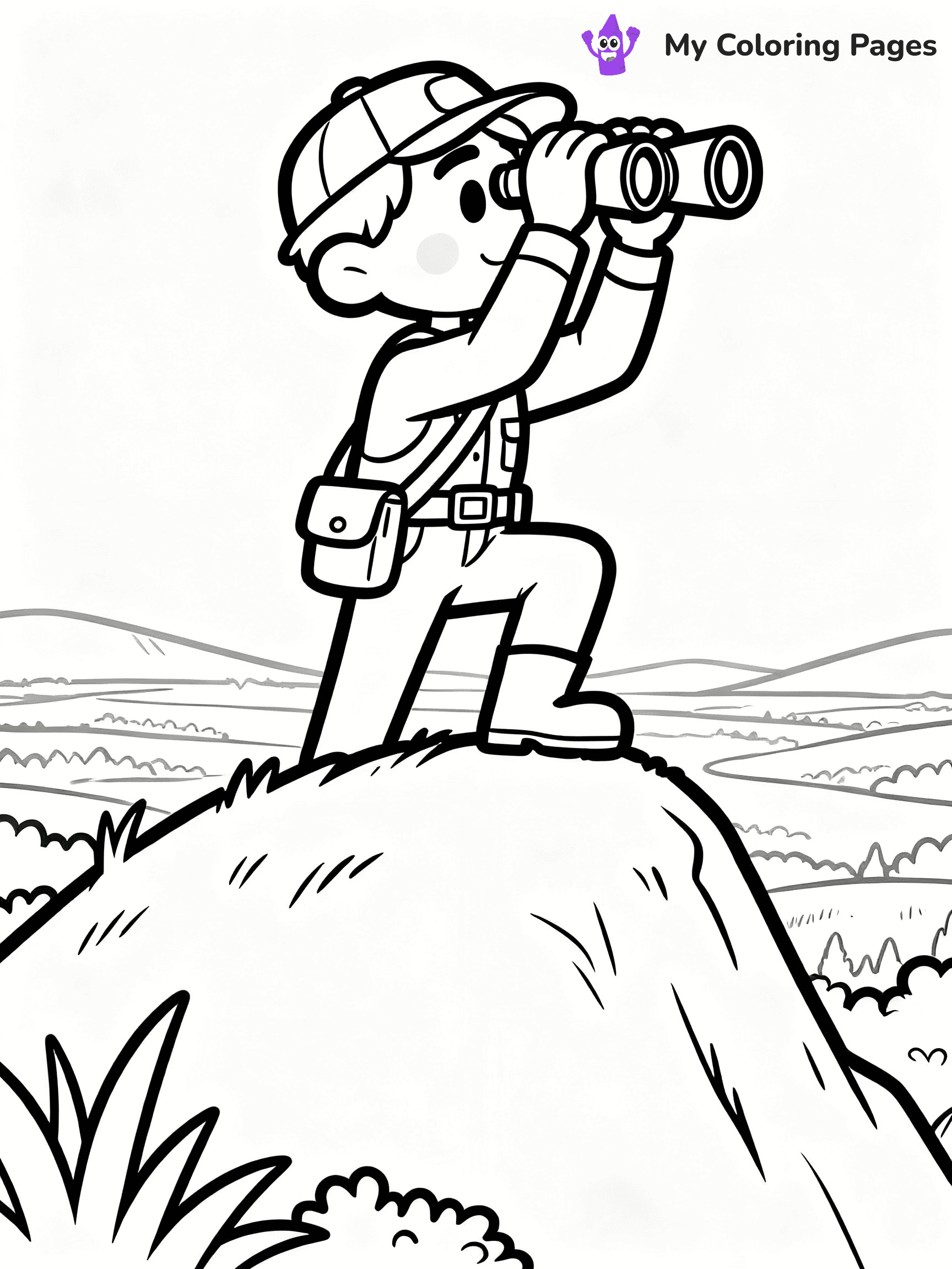Hunting Coloring Pages - 50