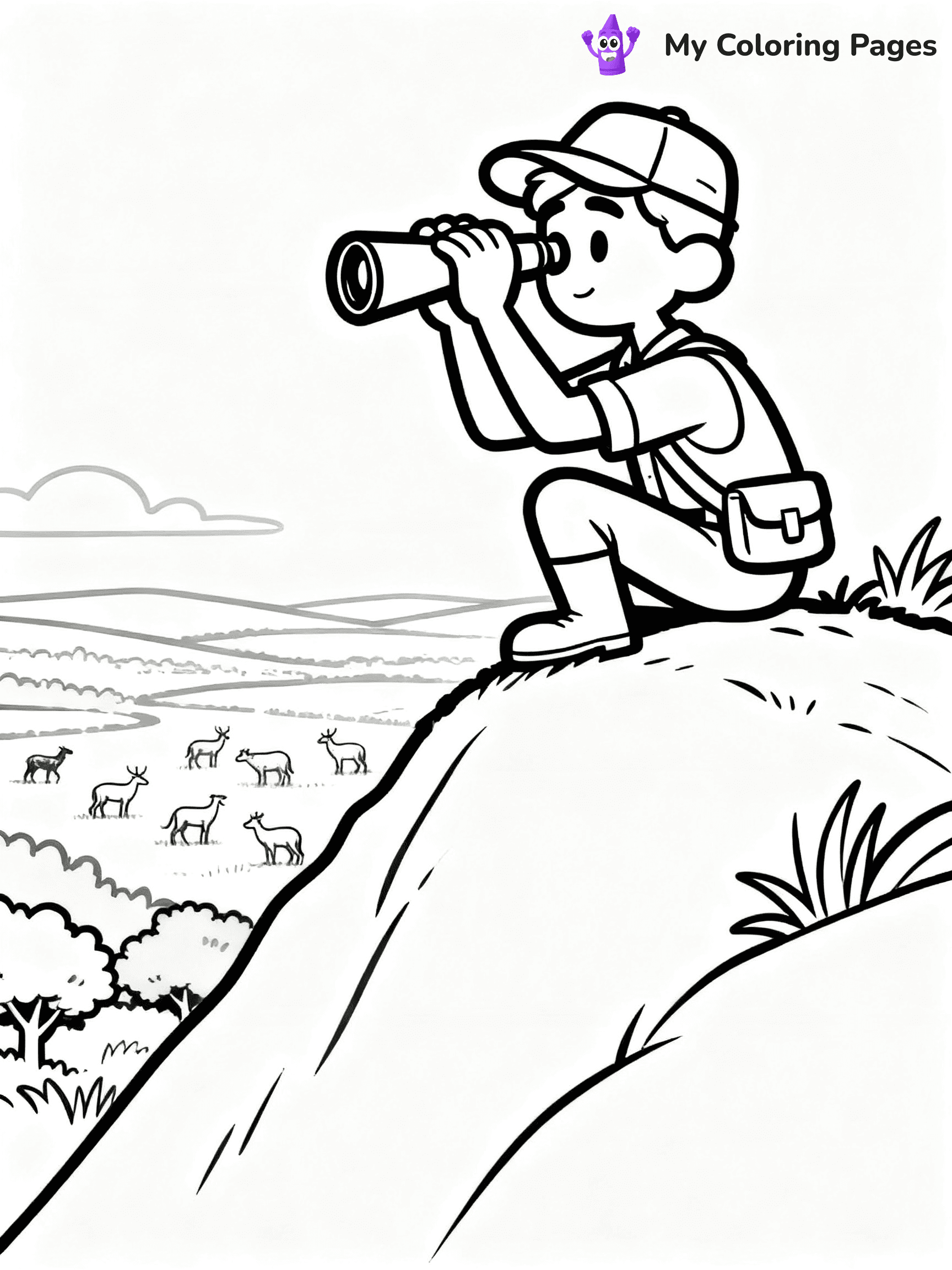 Hunting Coloring Pages - 46