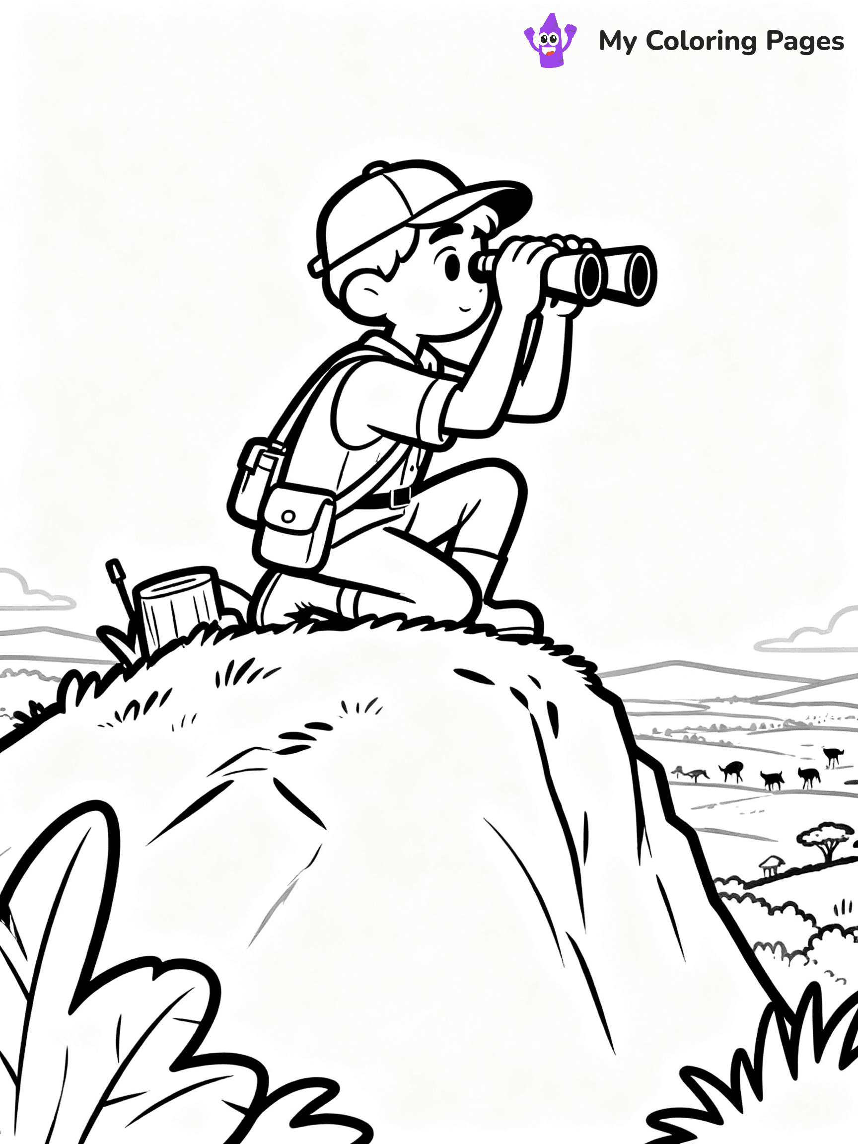 Hunting Coloring Pages - 45