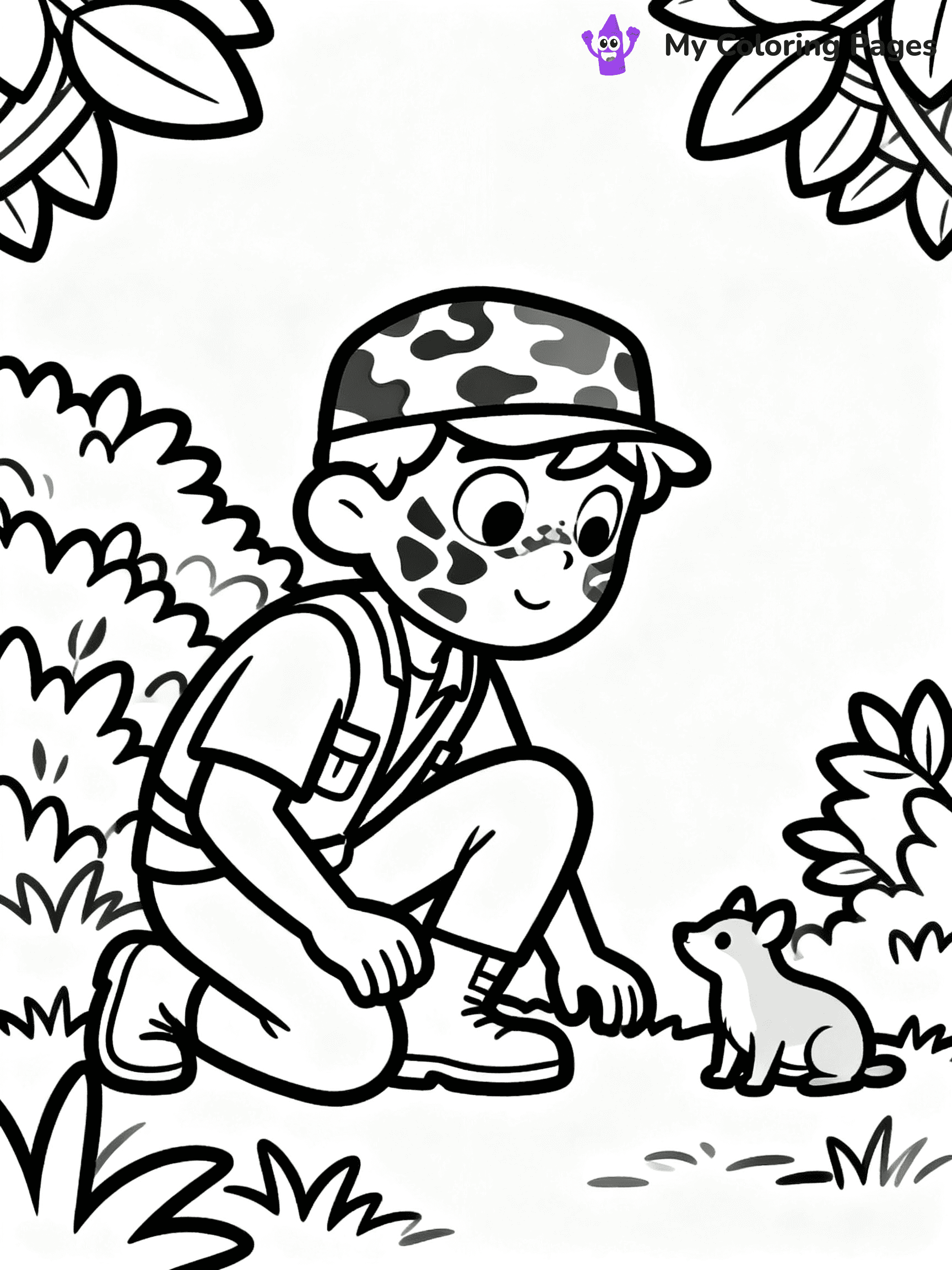 Hunting Coloring Pages - 44