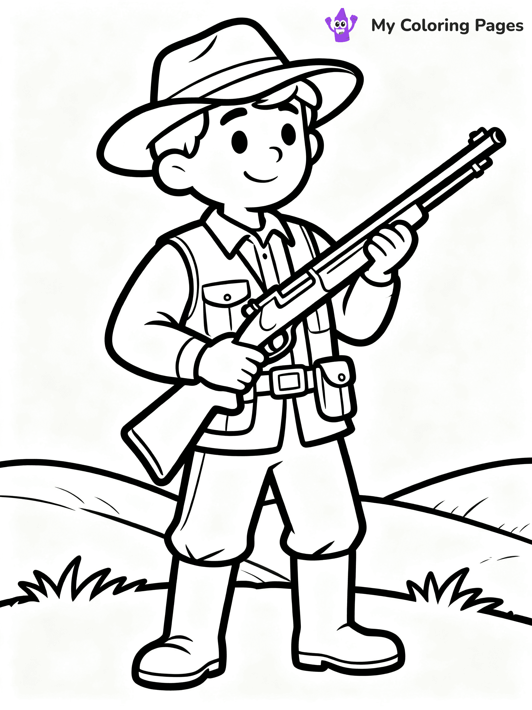 Hunting Coloring Pages - 33
