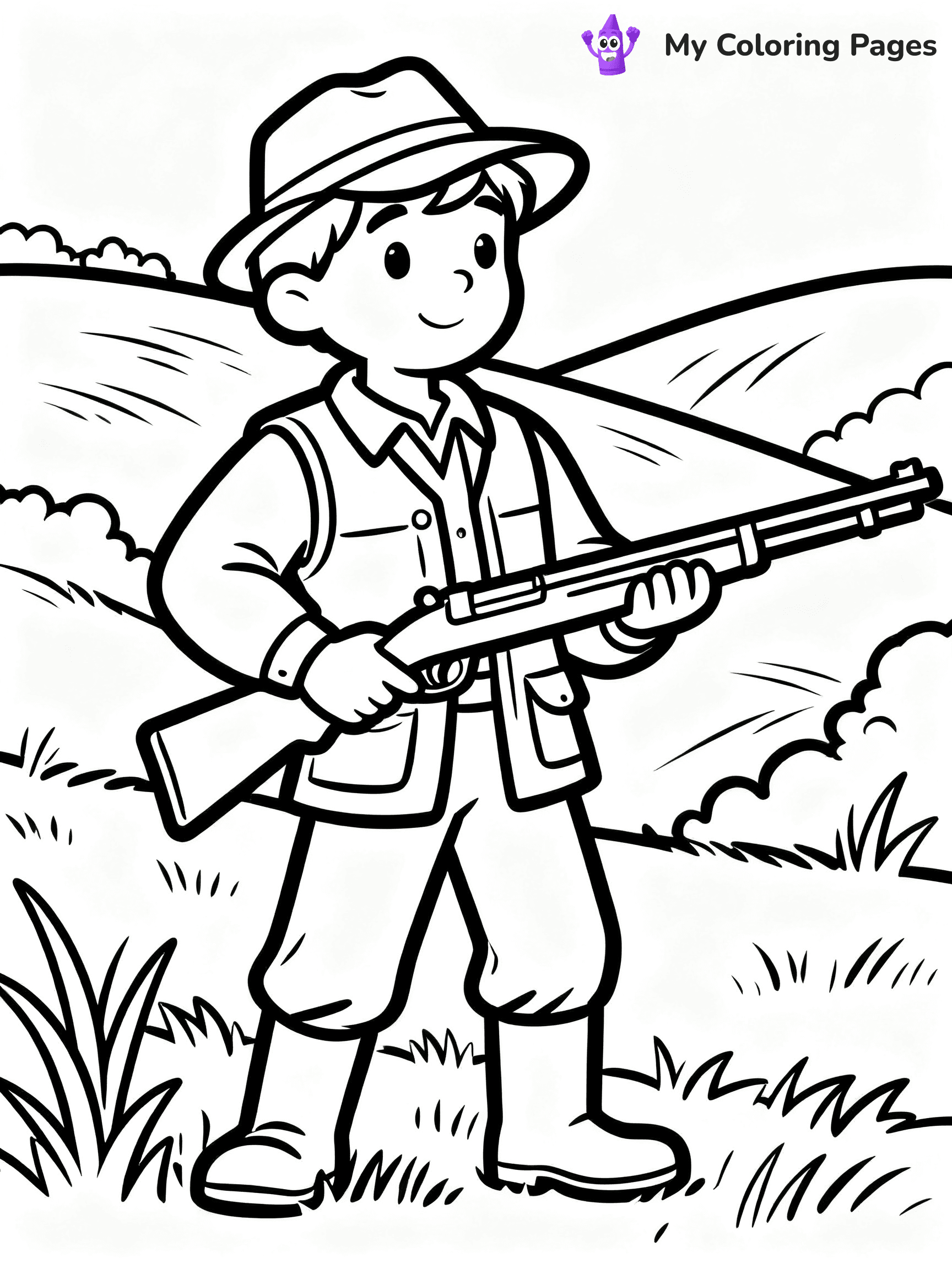 Hunting Coloring Pages - 31
