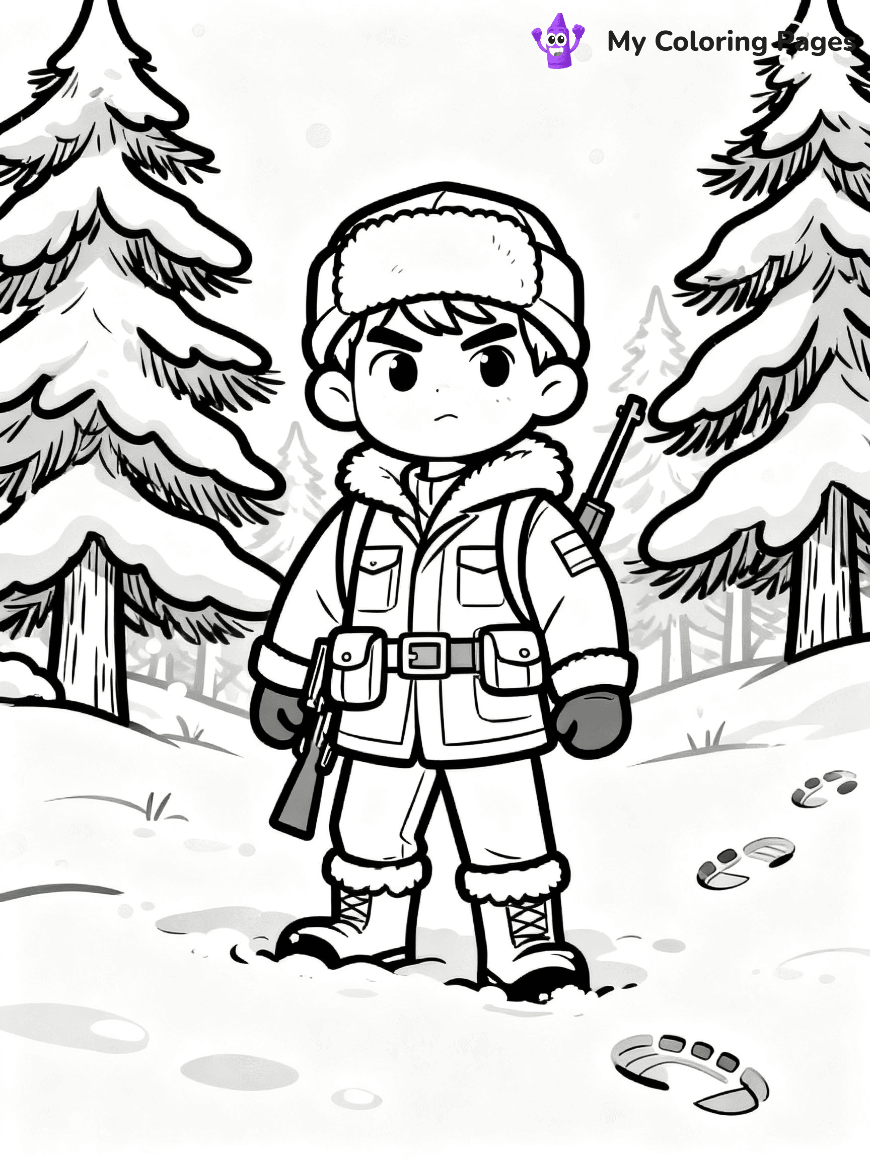 Hunting Coloring Pages - 15