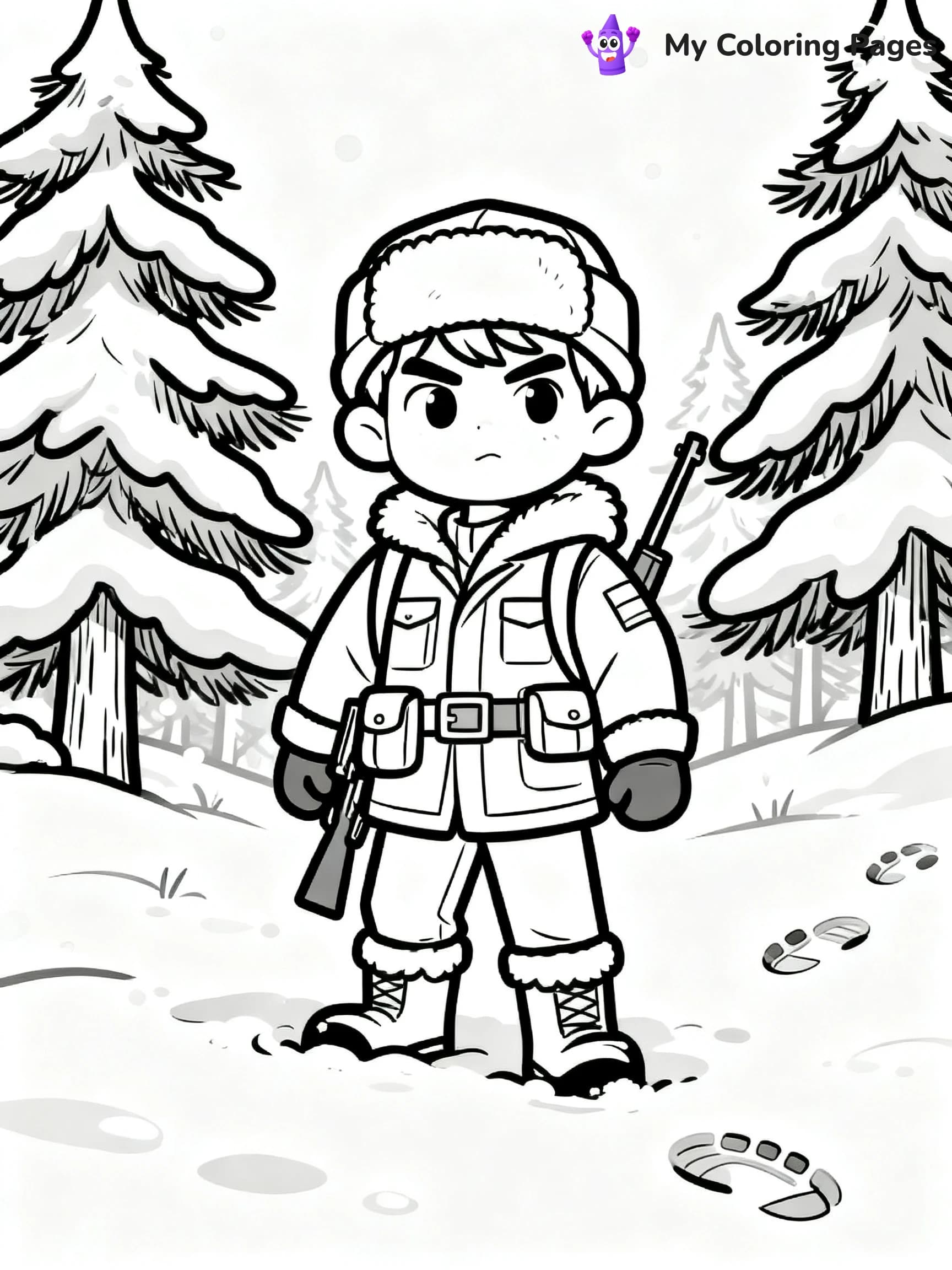 Hunting Coloring Pages - 15