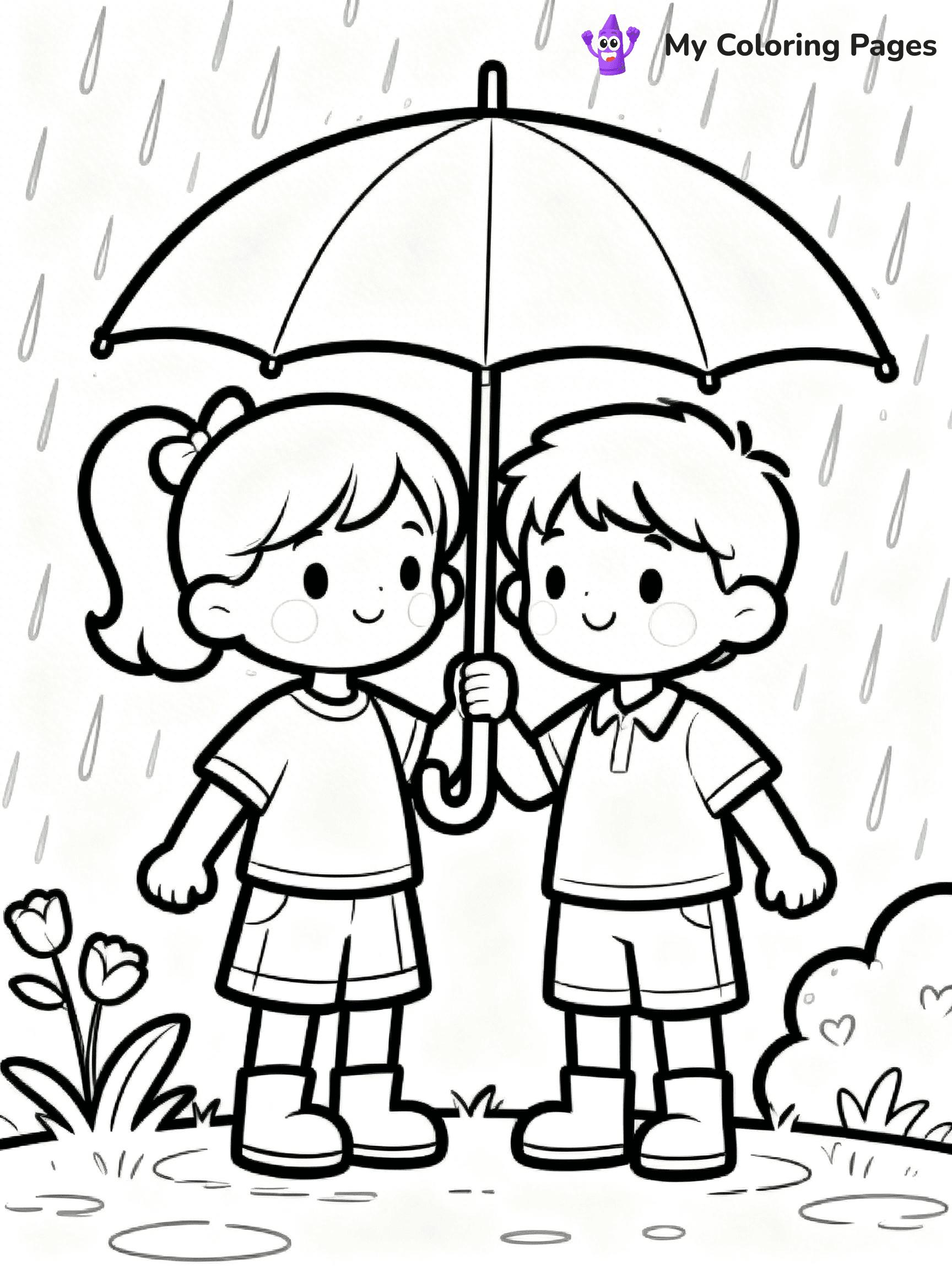Kindness Coloring Pages - 44