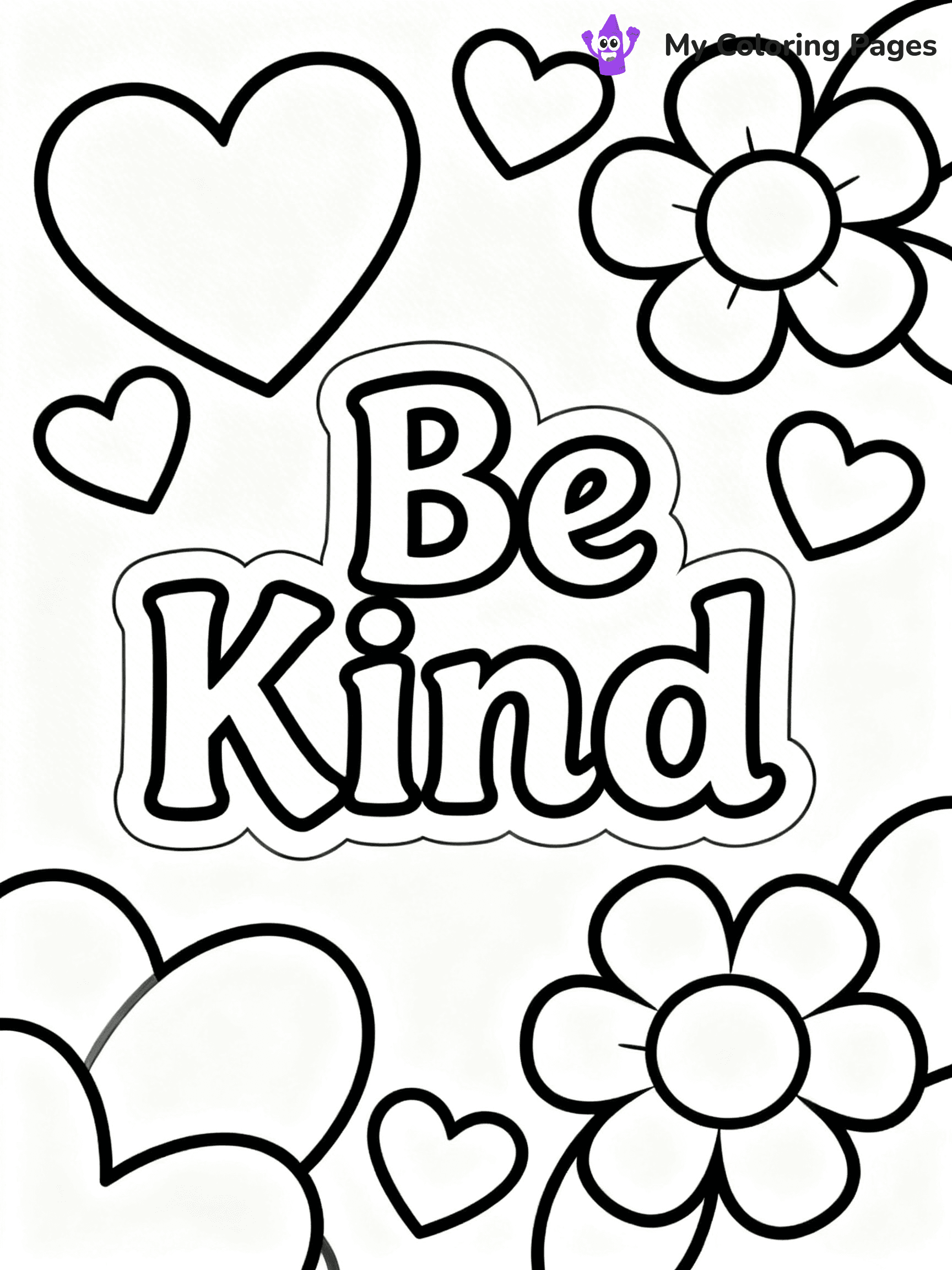Kindness Coloring Pages - 38
